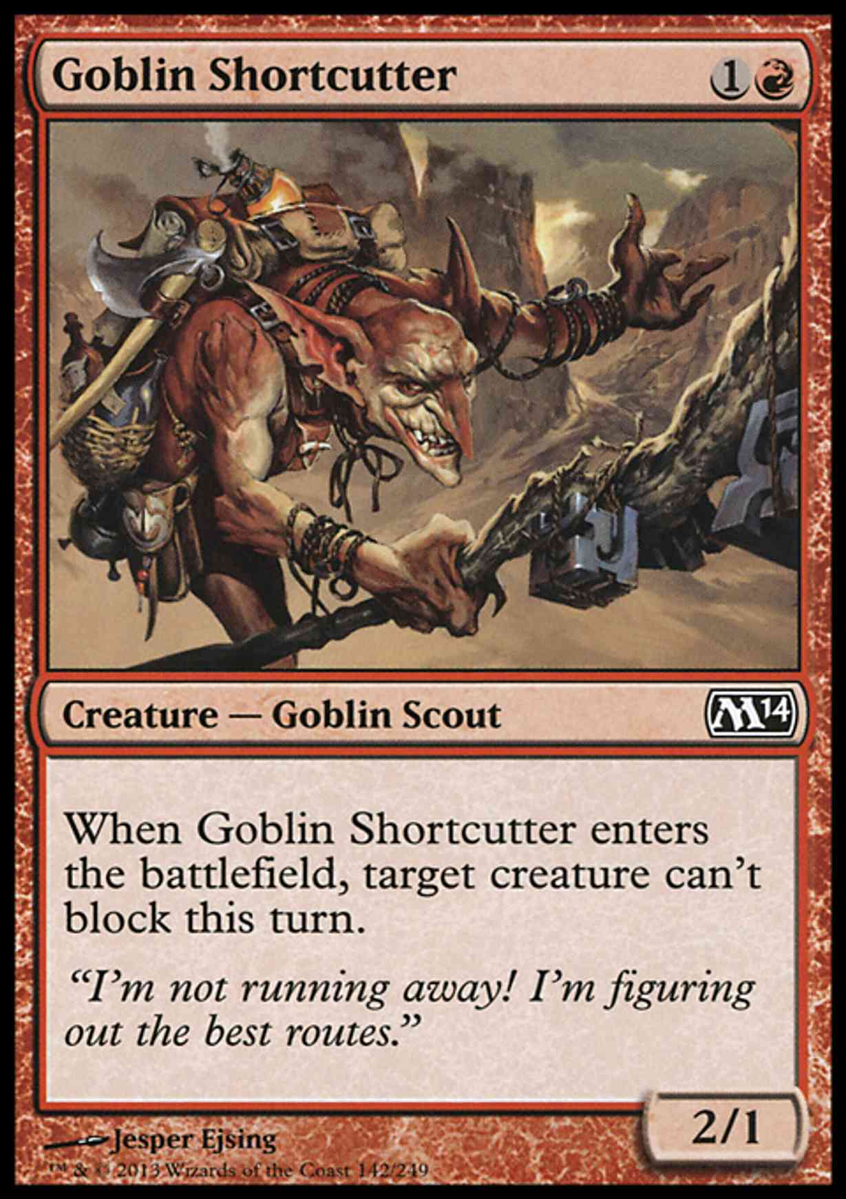 Goblin Shortcutter magic card front