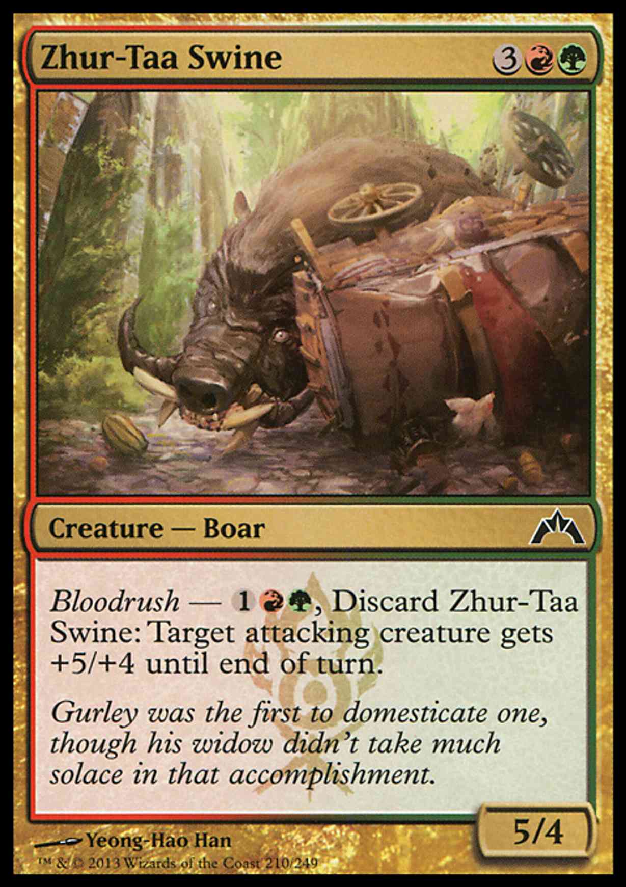 Zhur-Taa Swine magic card front