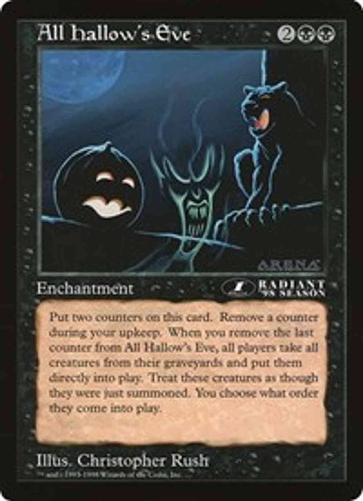 All Hallow's Eve (Oversized) magic card front