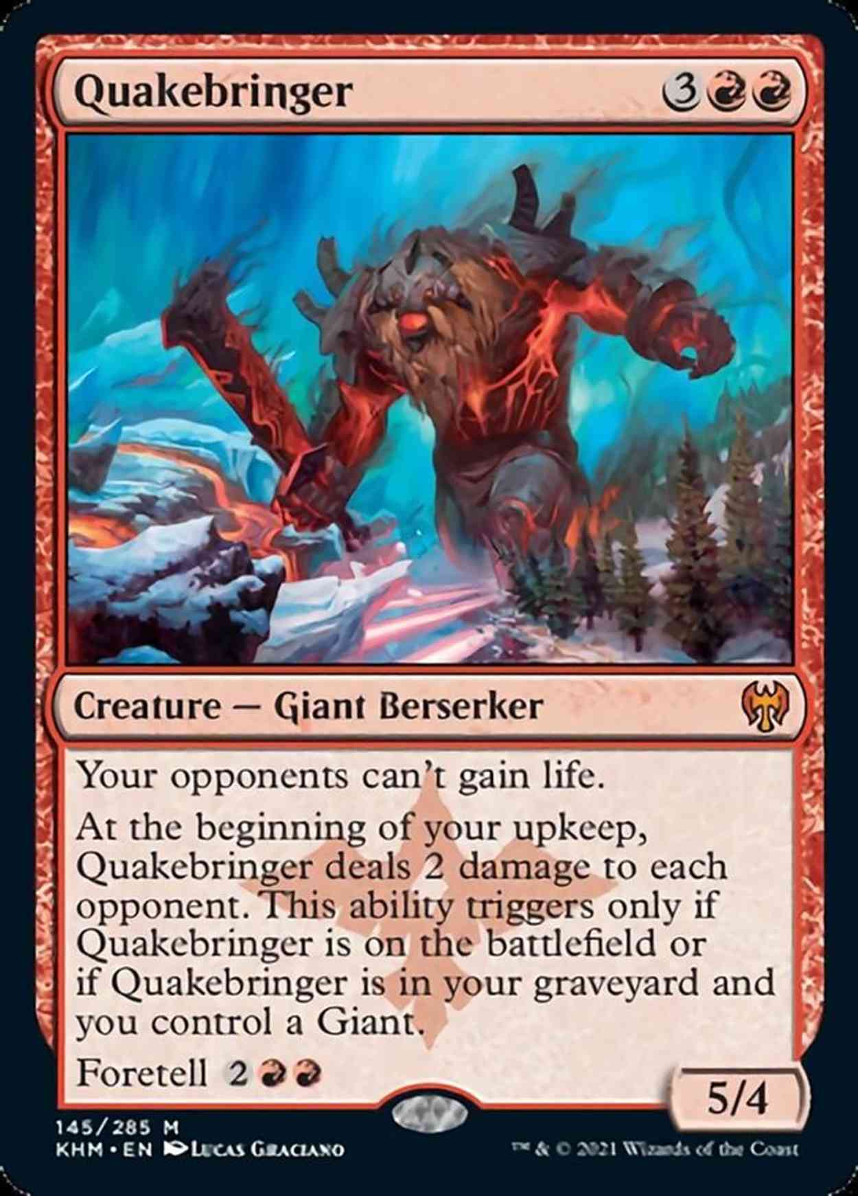 Quakebringer magic card front