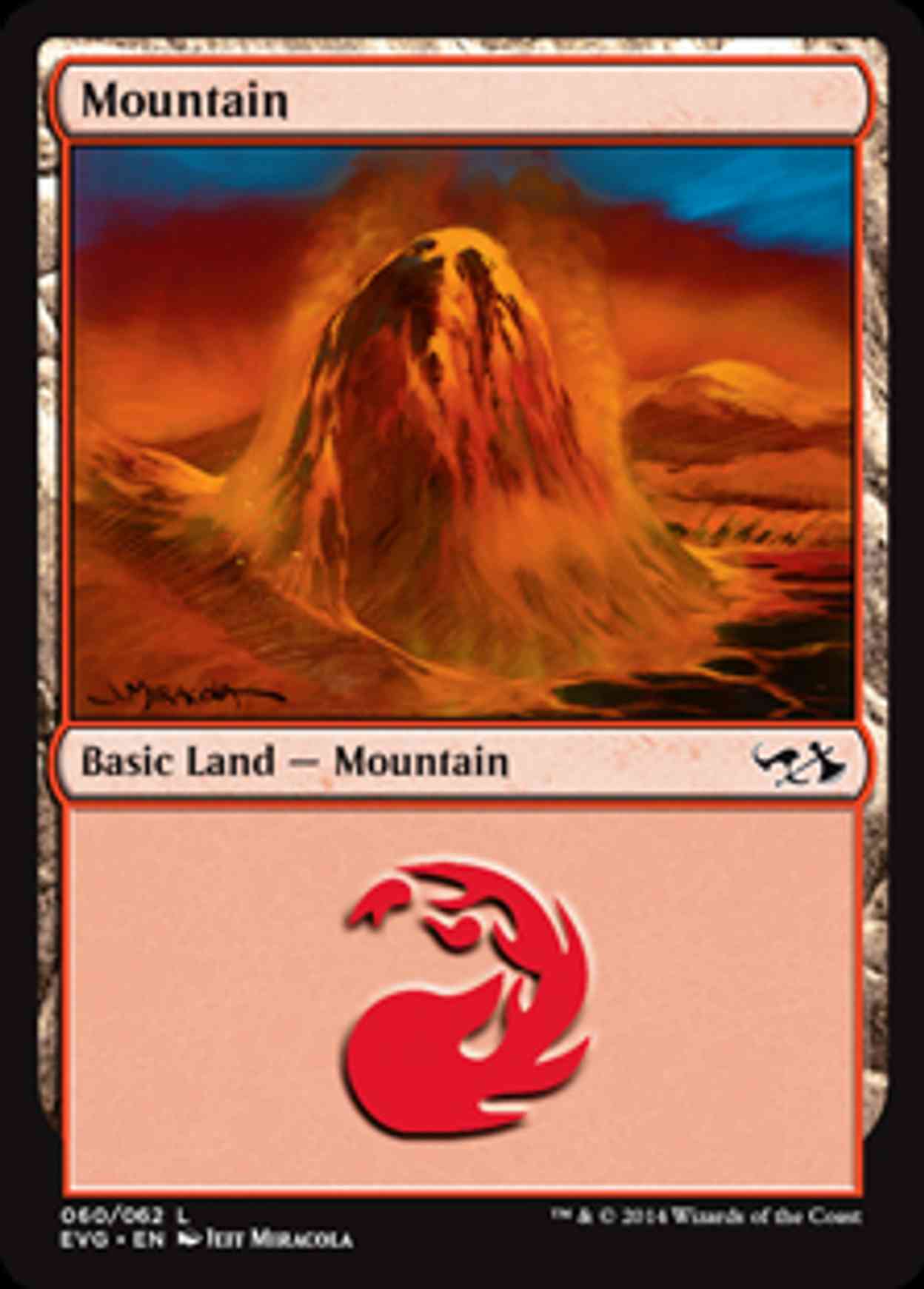 Mountain (60) (Goblins vs Elves) magic card front