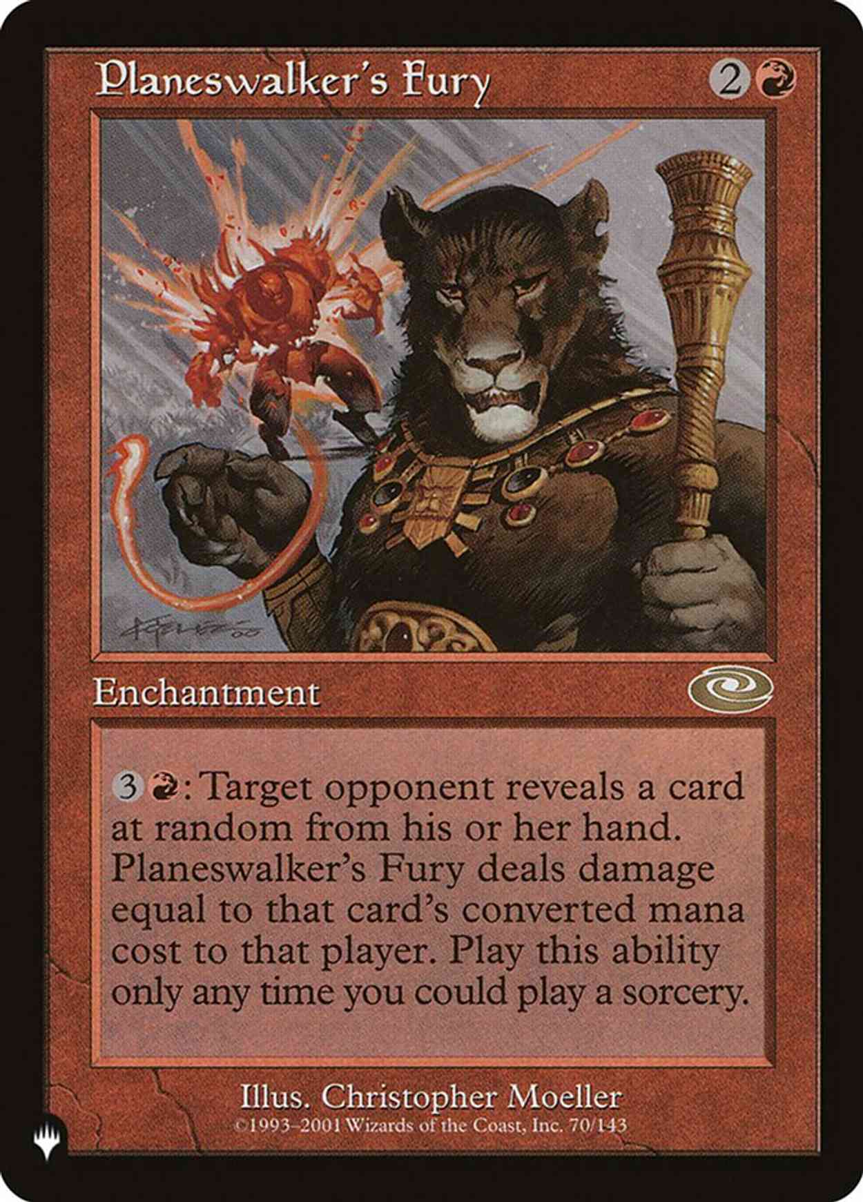 Planeswalker's Fury magic card front