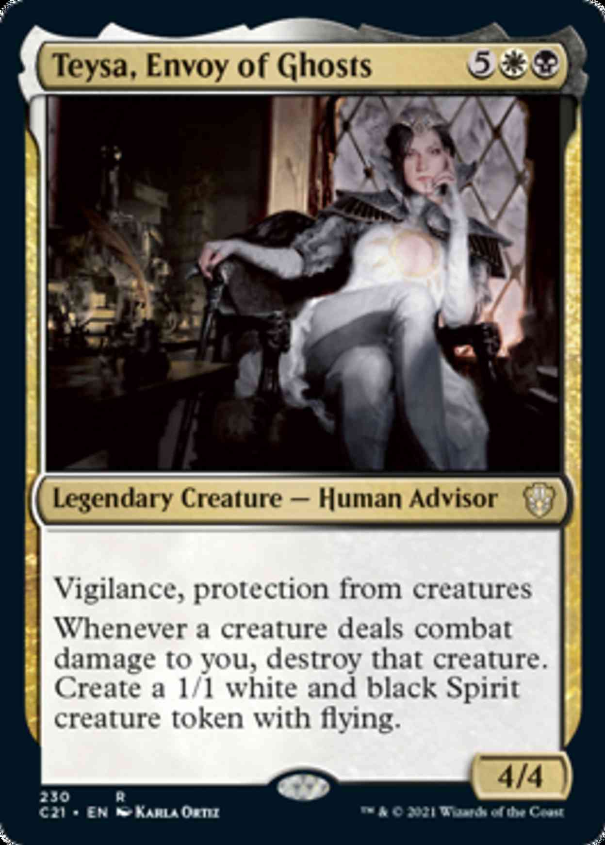 Teysa, Envoy of Ghosts magic card front