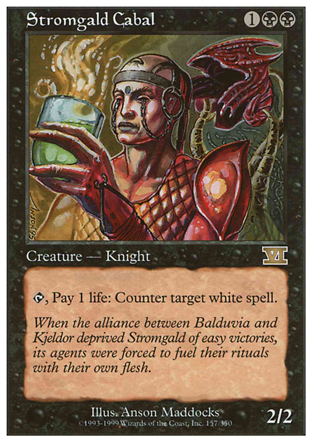 Stromgald Cabal magic card front
