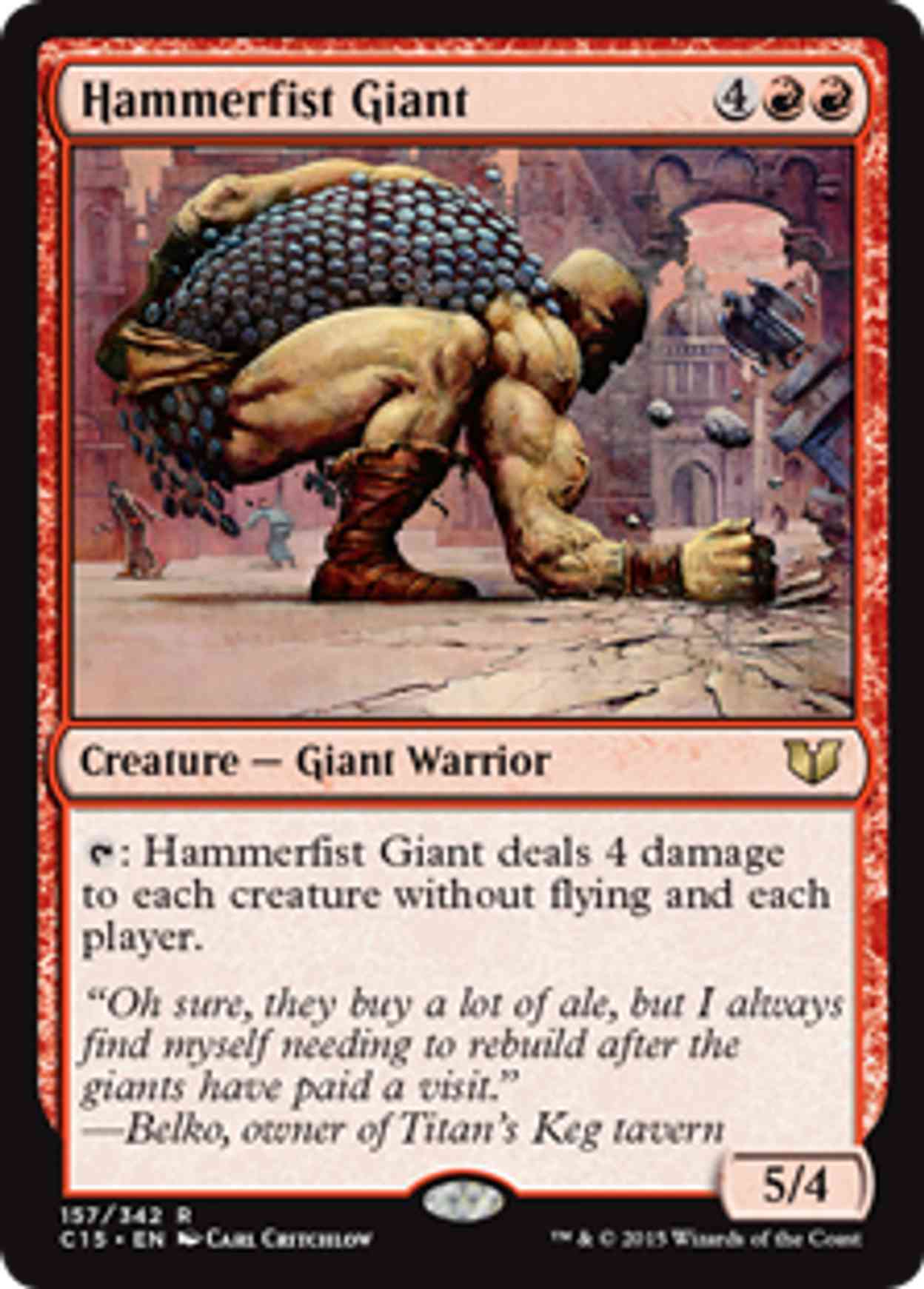Hammerfist Giant magic card front