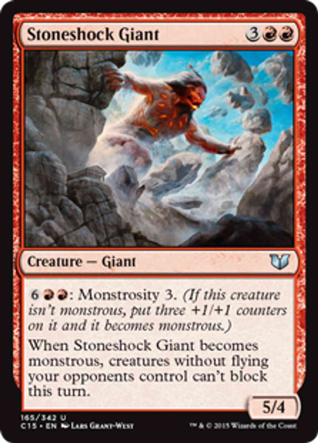 Stoneshock Giant magic card front