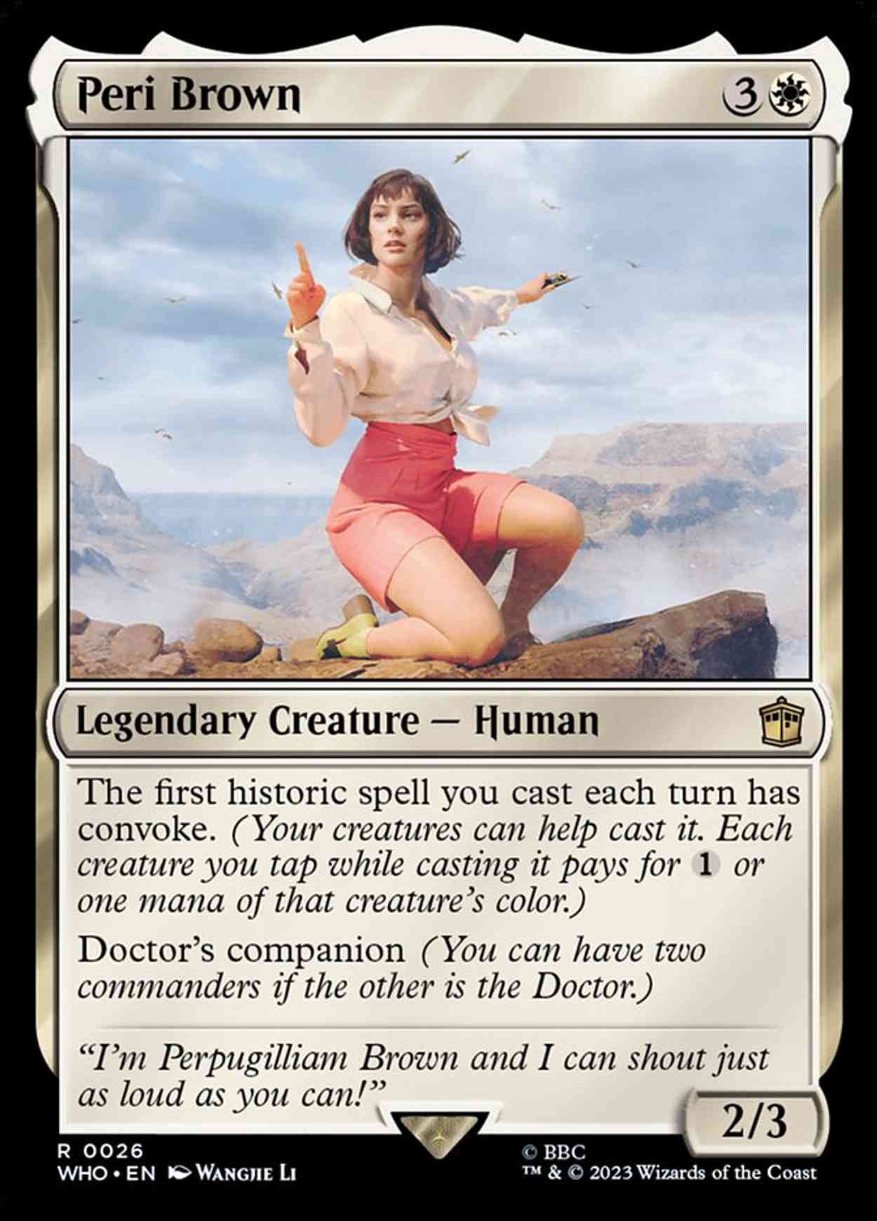 Peri Brown magic card front