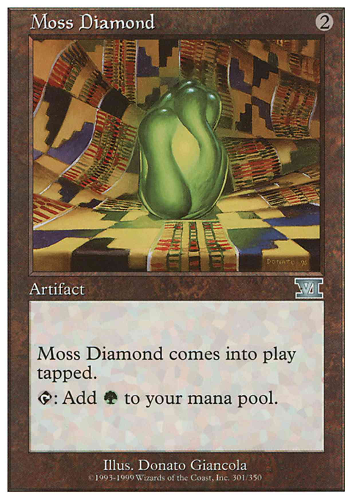 Moss Diamond magic card front