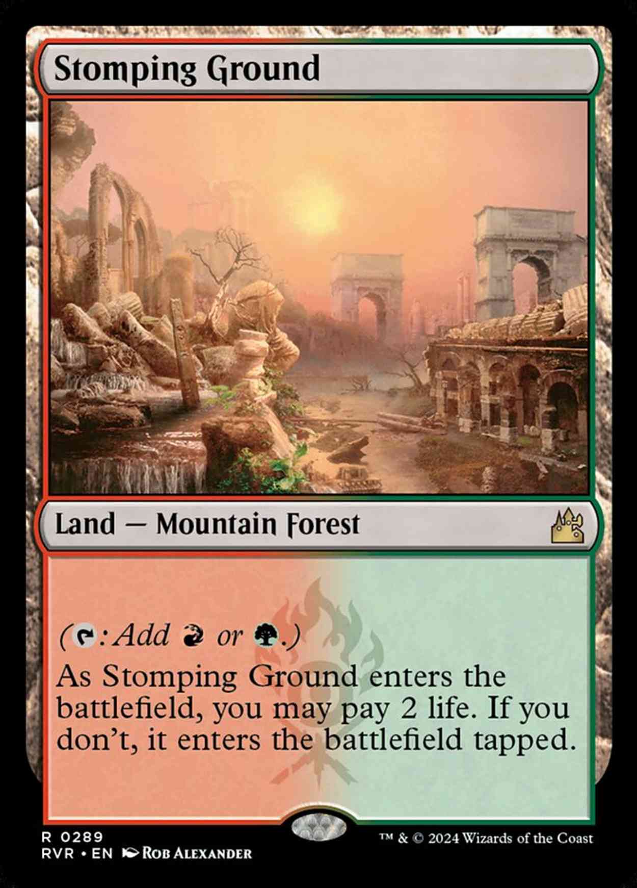 Stomping Ground Price from mtg Ravnica Remastered