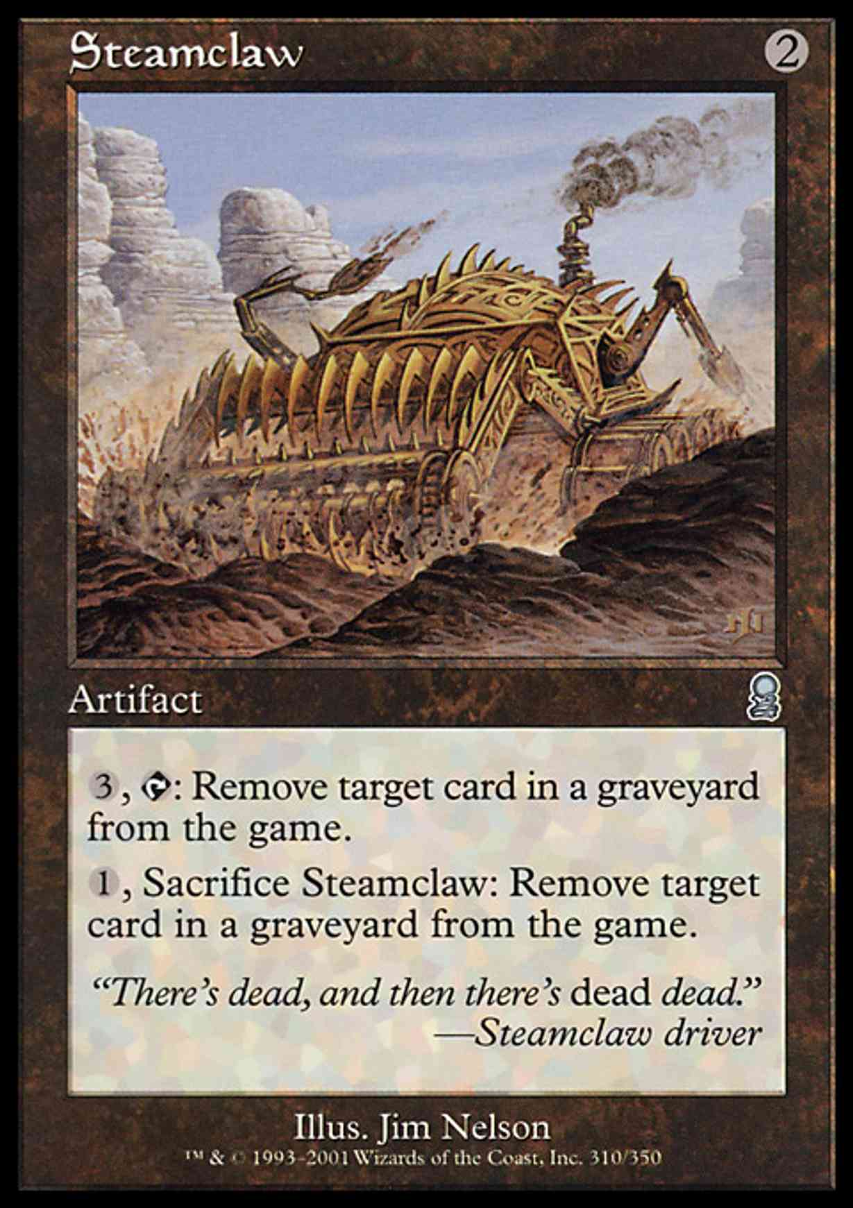 Steamclaw magic card front