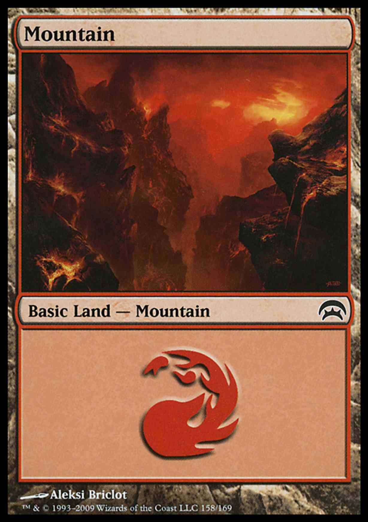 Mountain (158)  magic card front