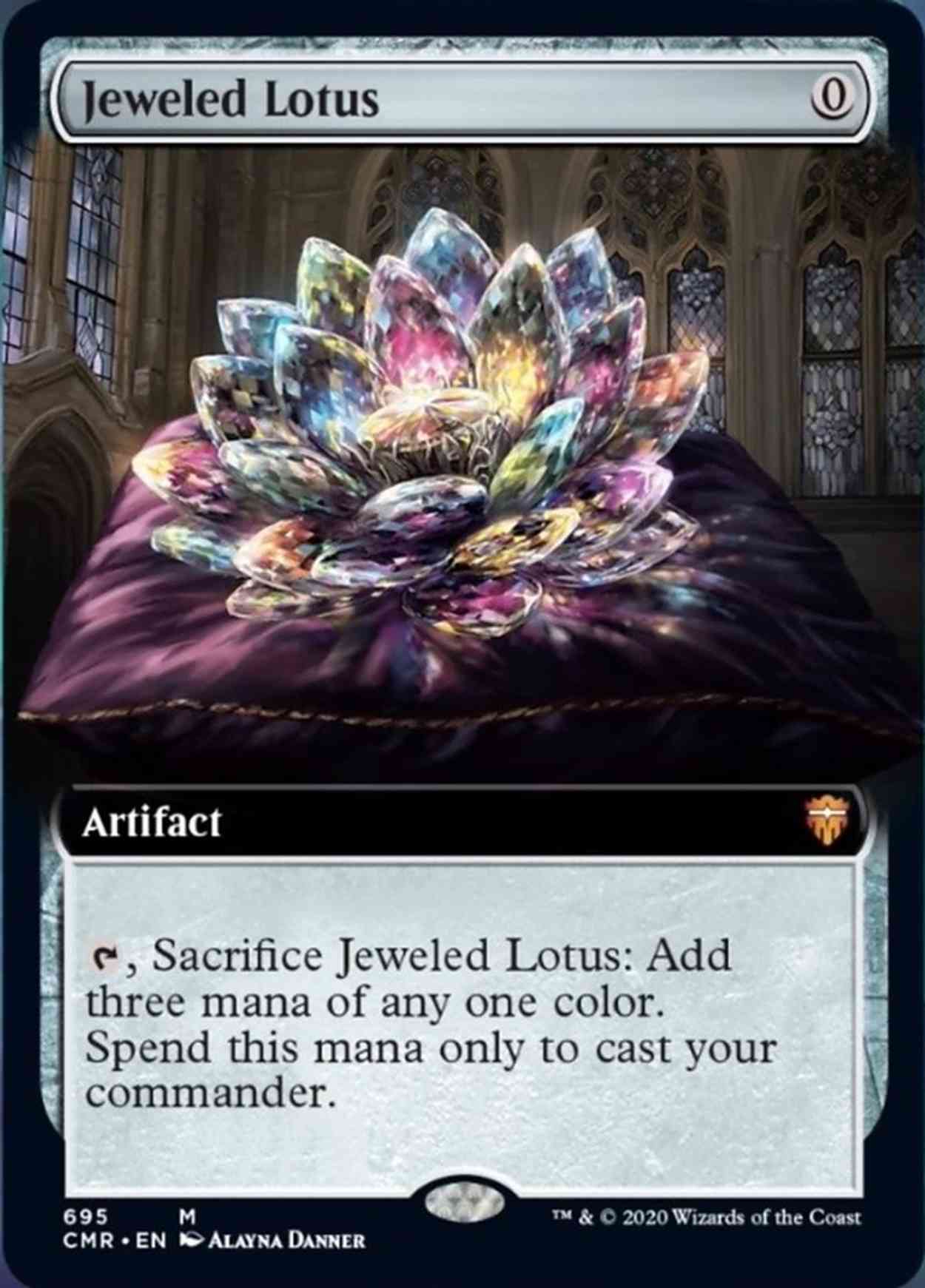 Jeweled Lotus (Extended Art) magic card front