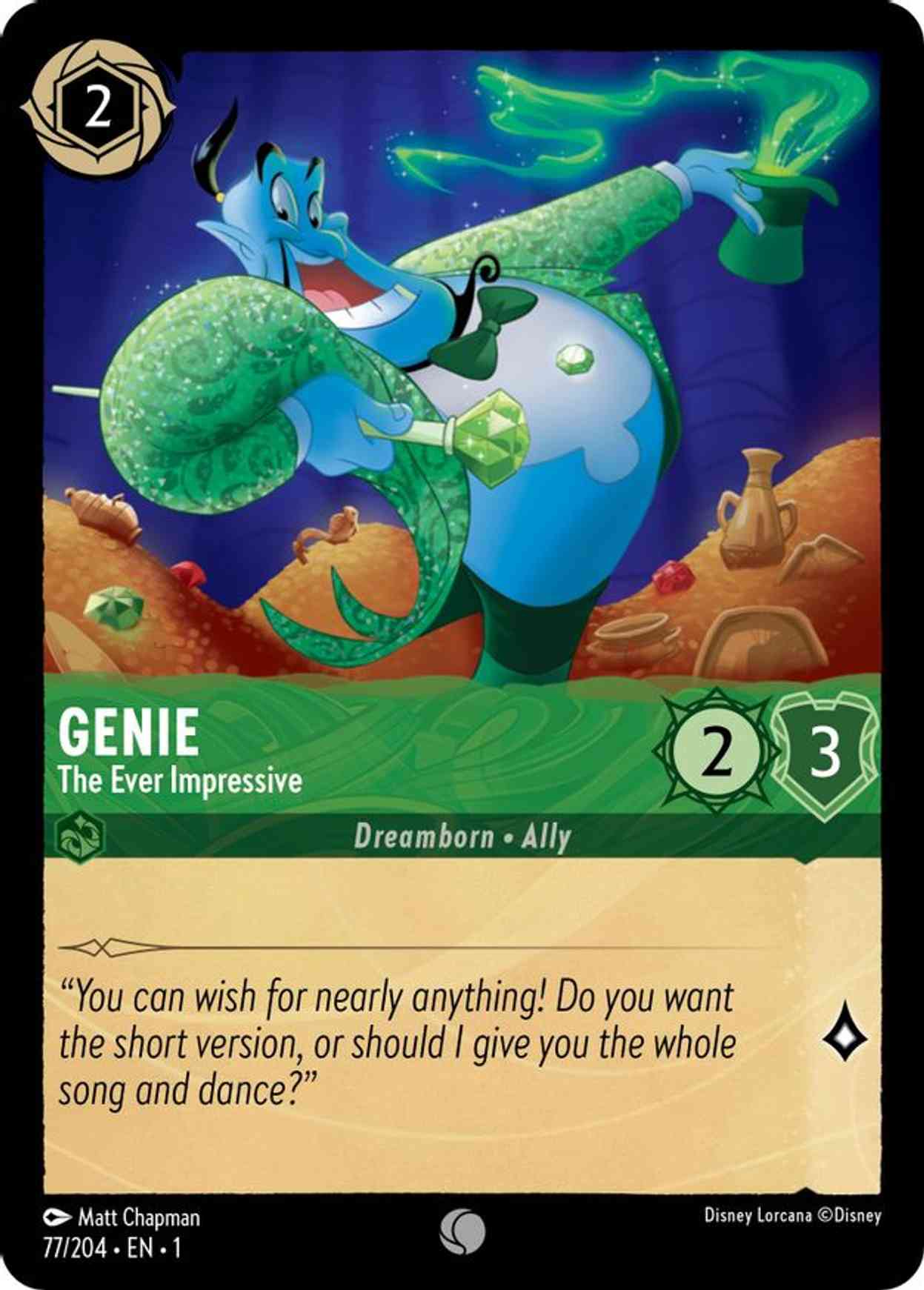 Genie - The Ever Impressive magic card front