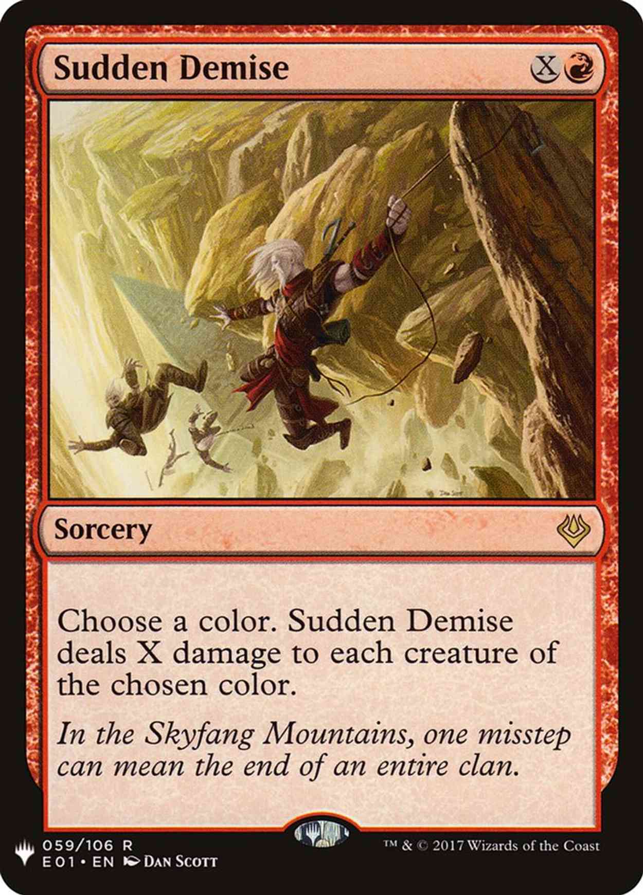 Sudden Demise magic card front