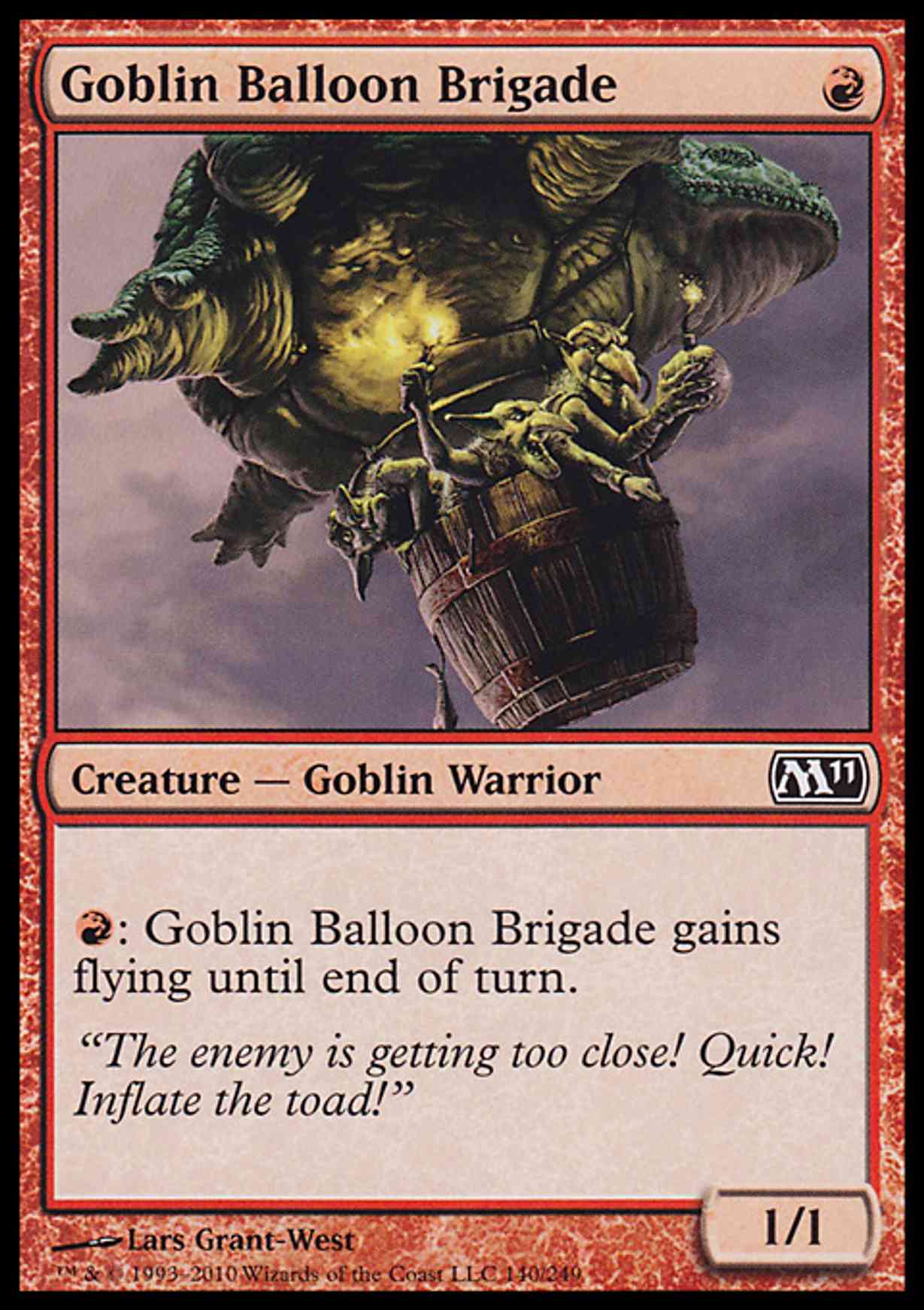 Goblin Balloon Brigade magic card front