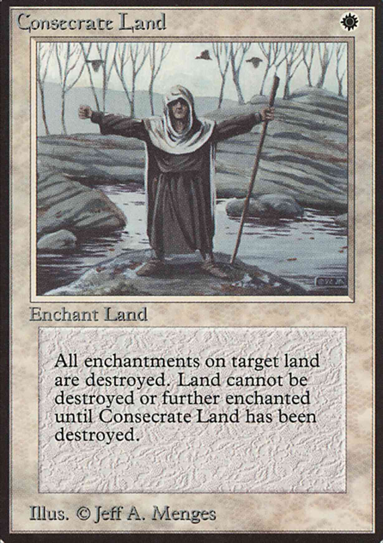 Consecrate Land magic card front