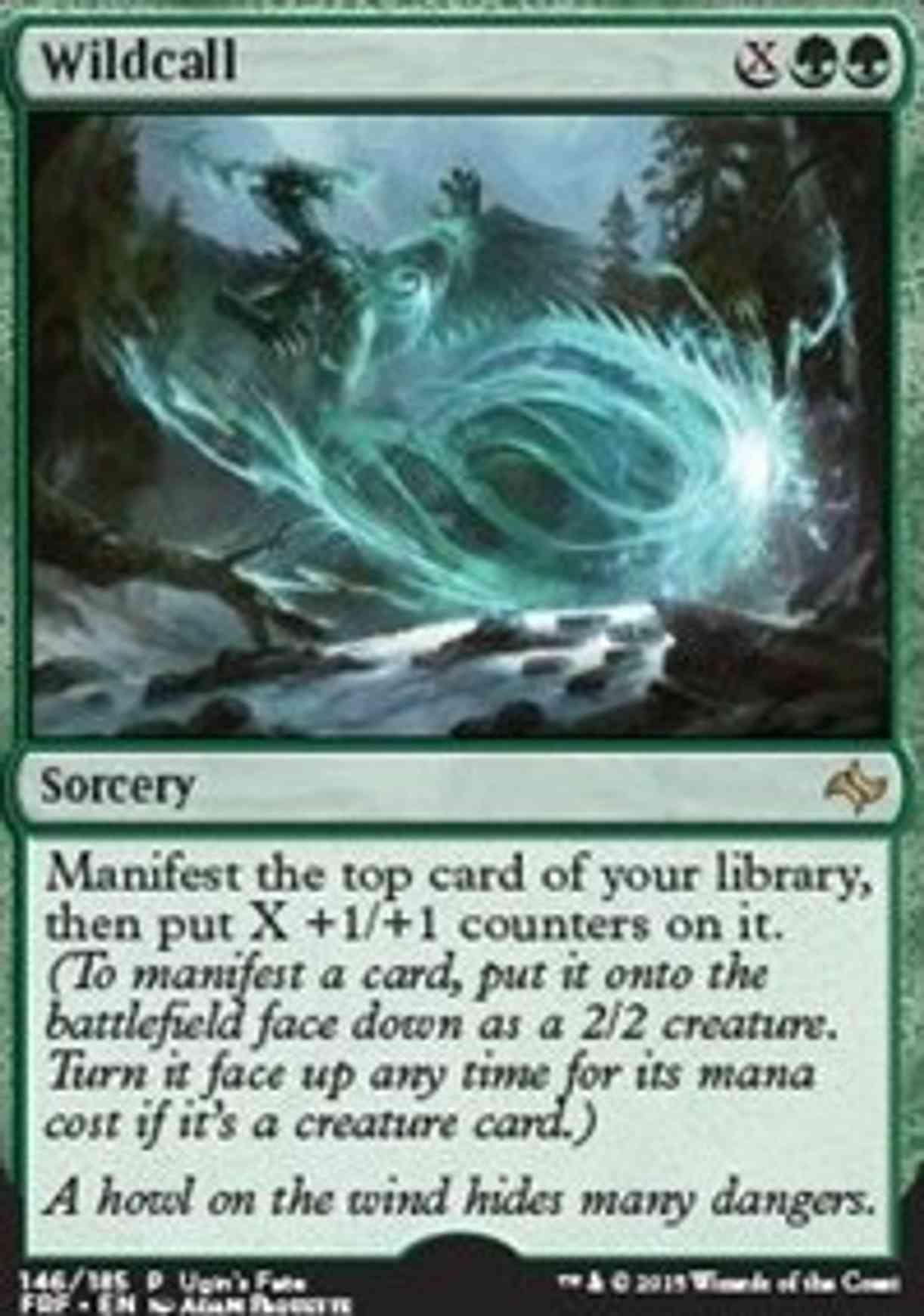 Wildcall magic card front