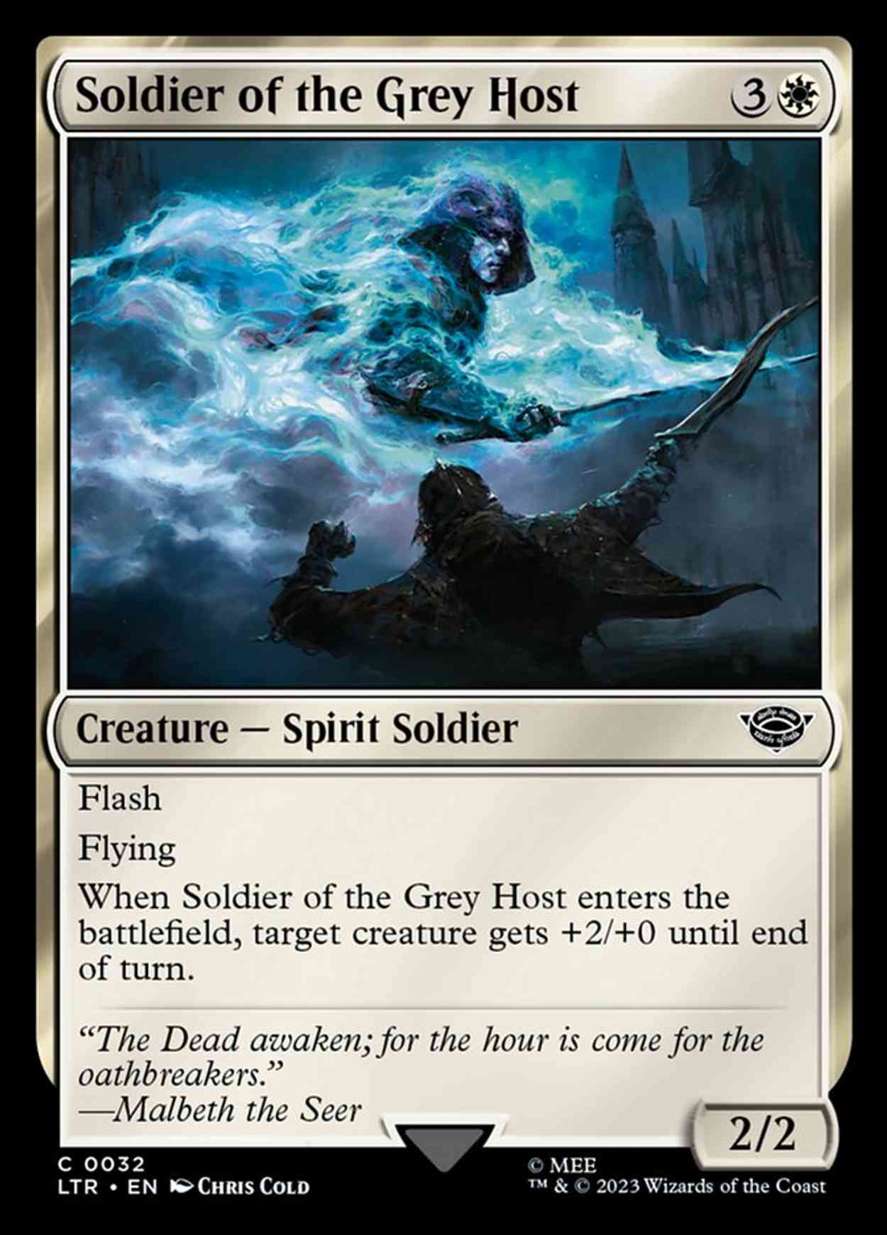 Soldier of the Grey Host magic card front