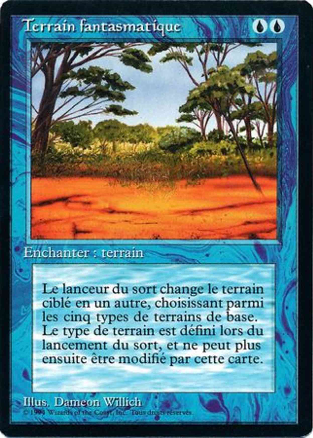 Phantasmal Terrain magic card front