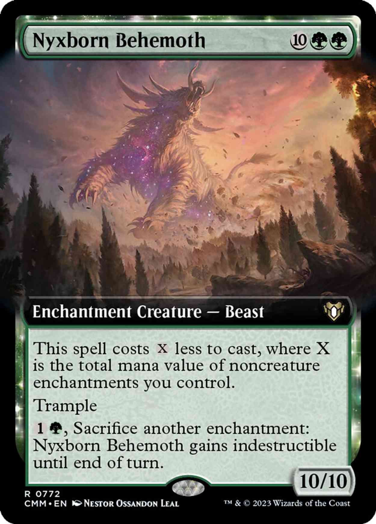 Nyxborn Behemoth (Extended Art) magic card front