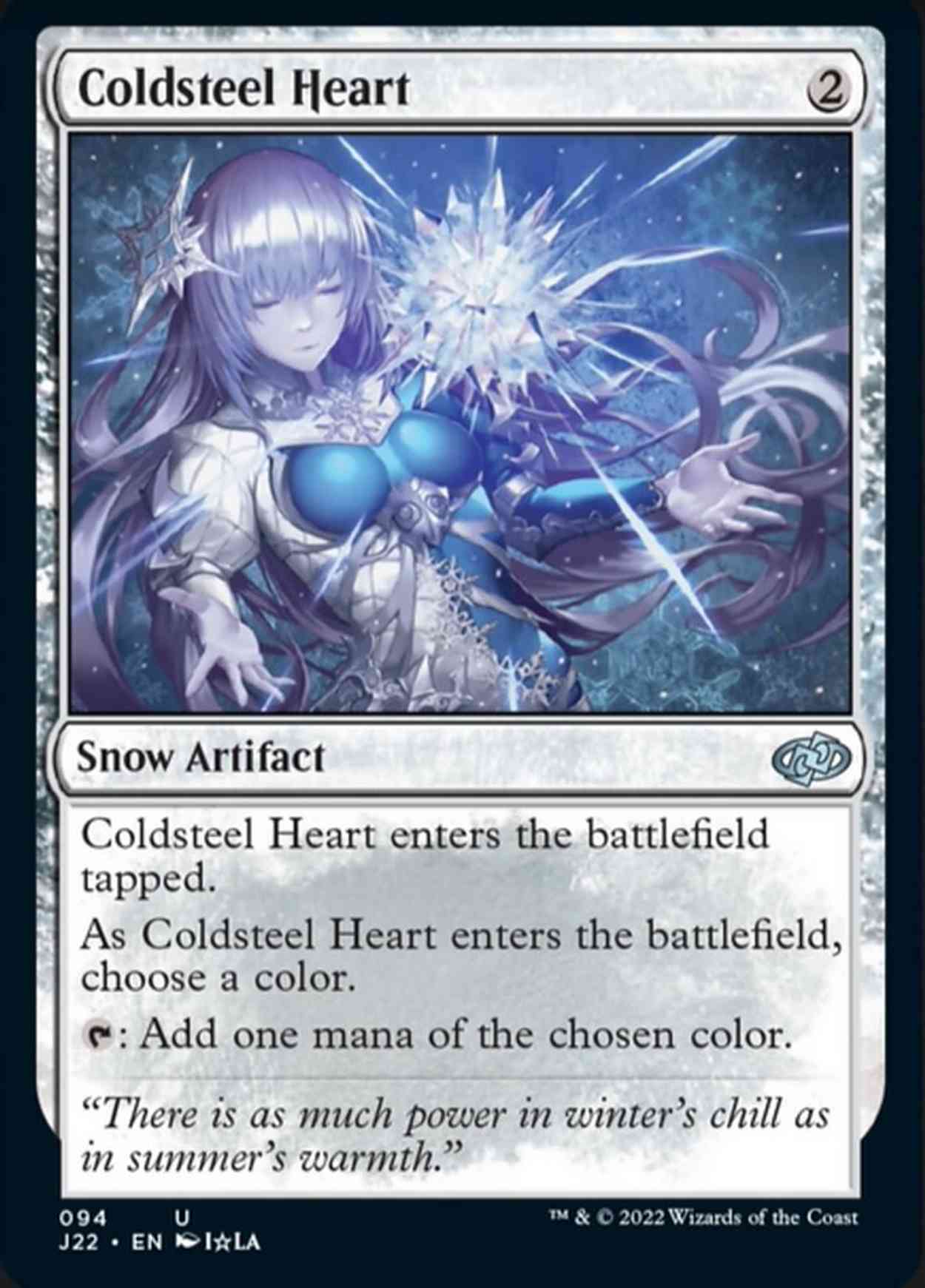 Coldsteel Heart magic card front