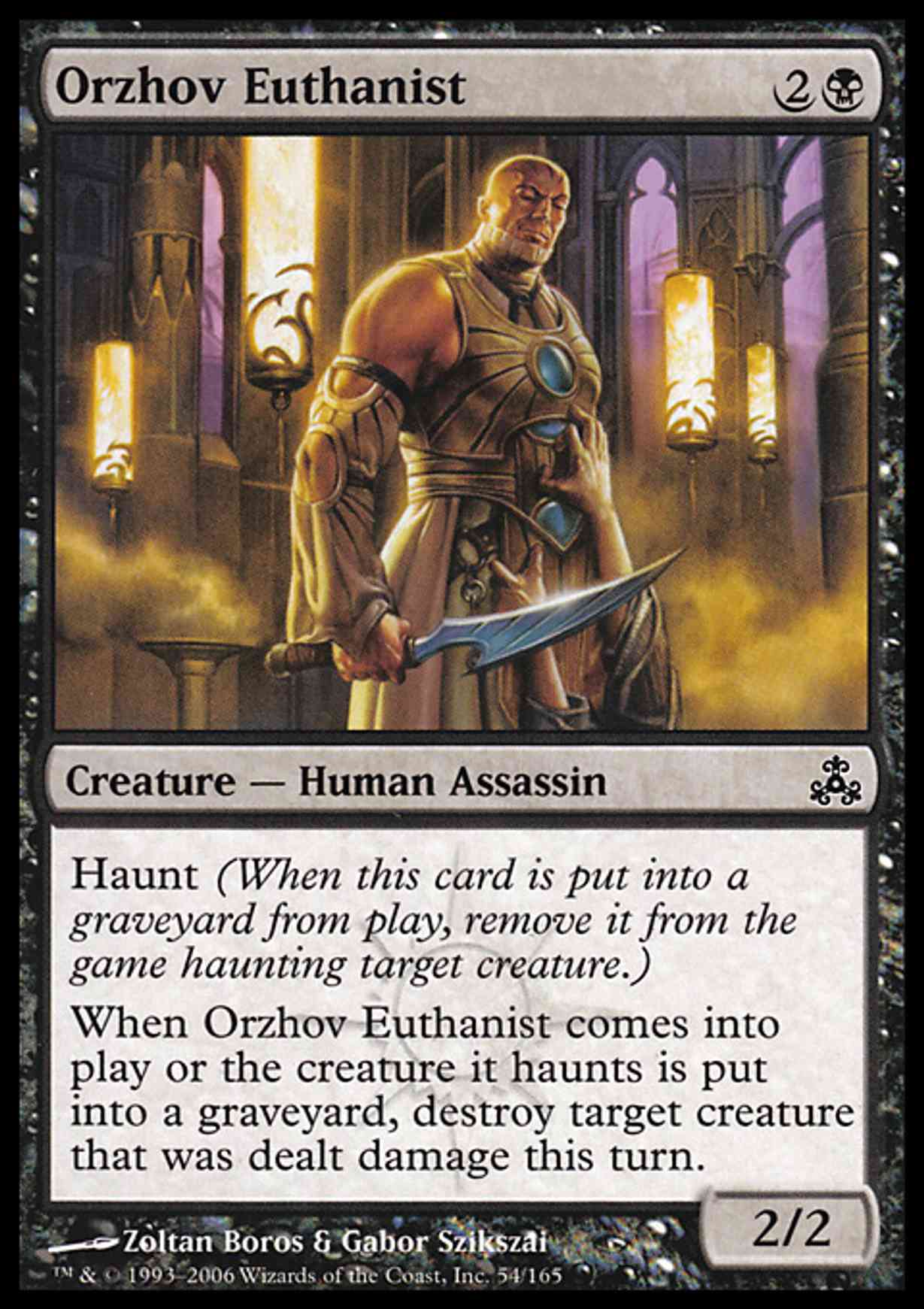 Orzhov Euthanist magic card front