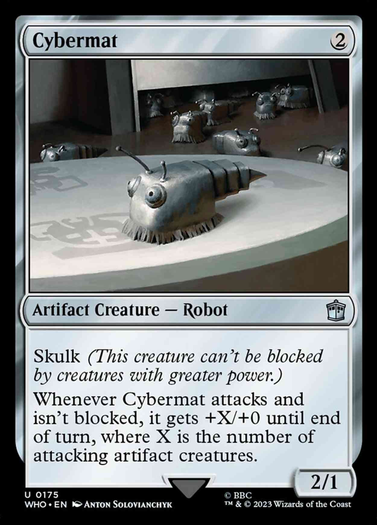 Cybermat magic card front