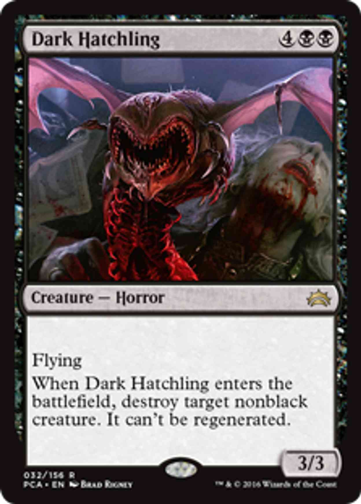 Dark Hatchling magic card front