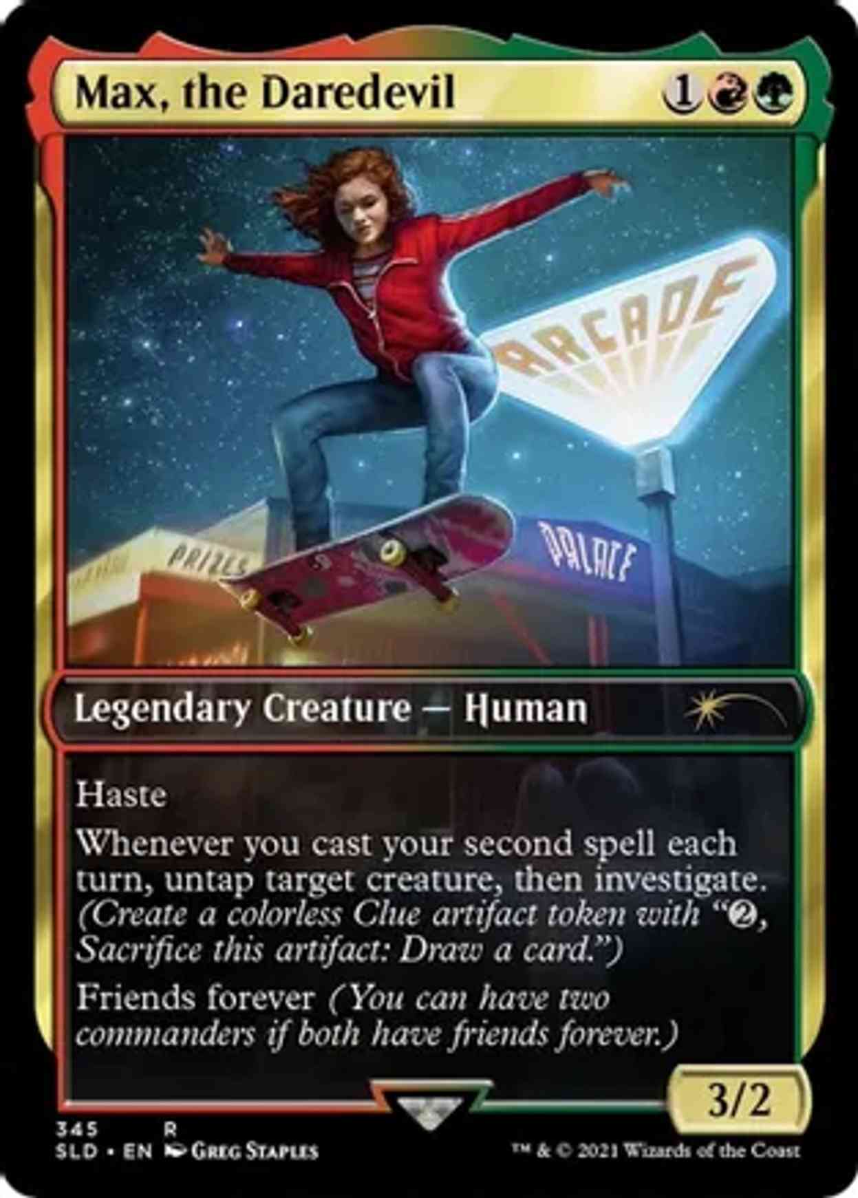 Max, the Daredevil magic card front