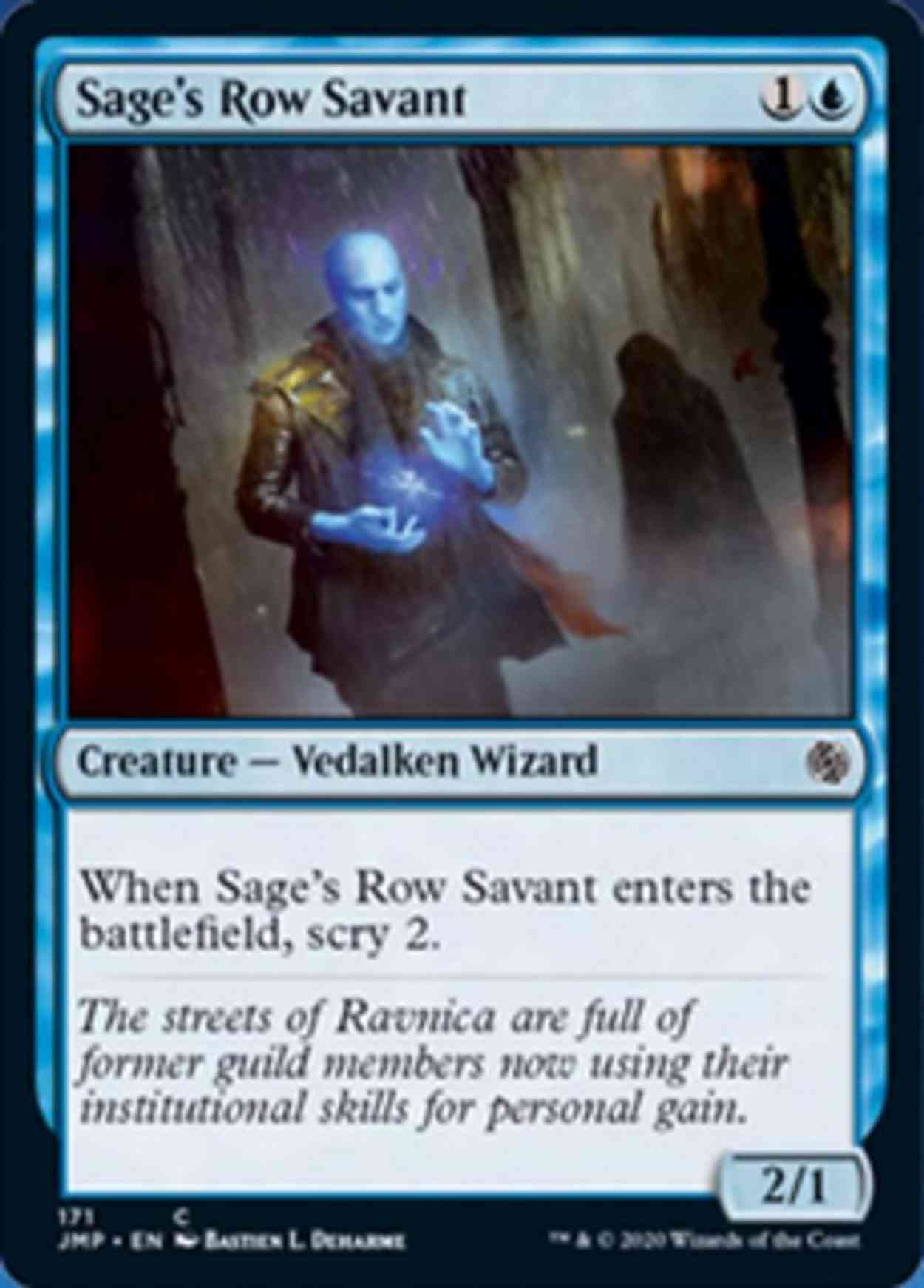 Sage's Row Savant magic card front
