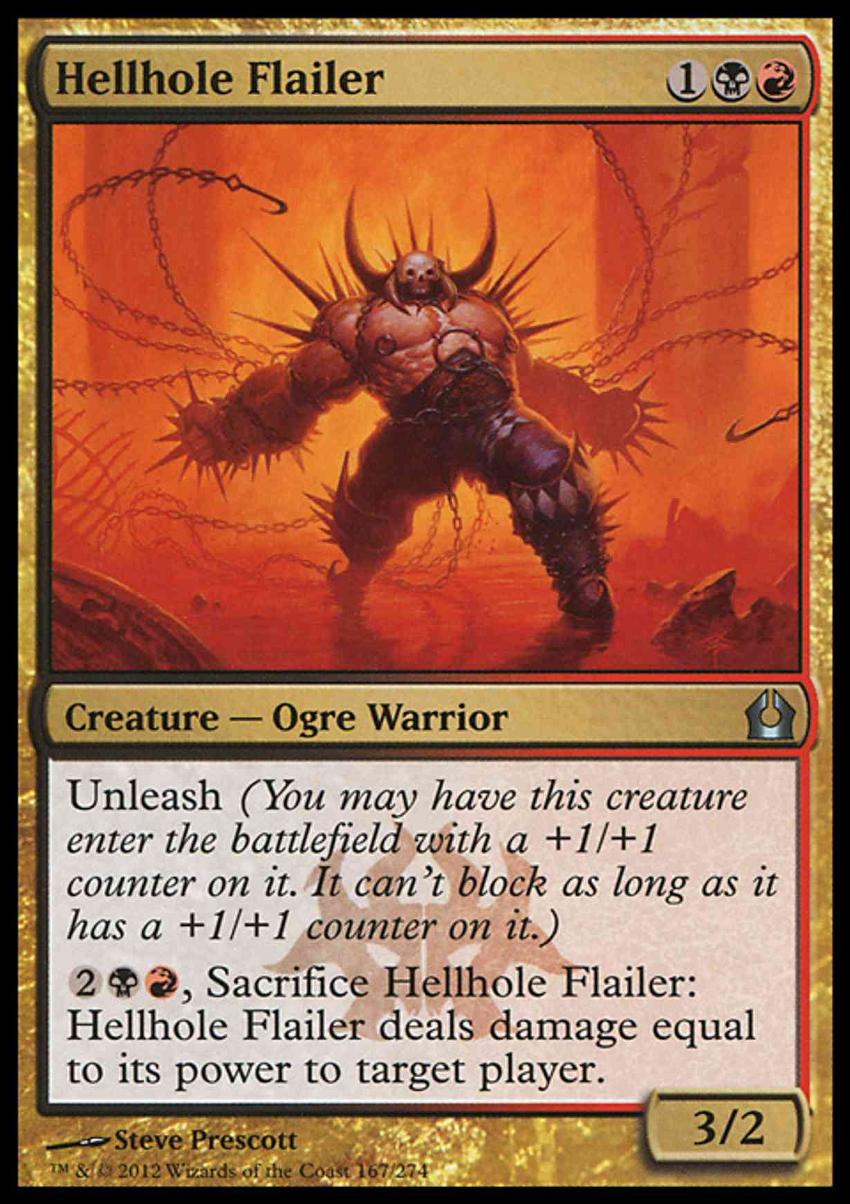Hellhole Flailer magic card front
