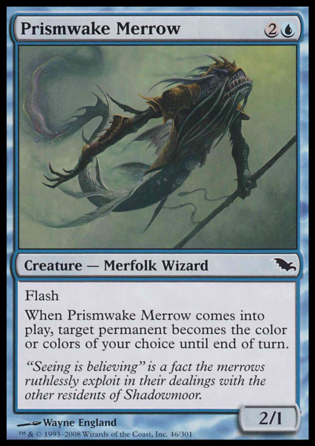 Prismwake Merrow magic card front