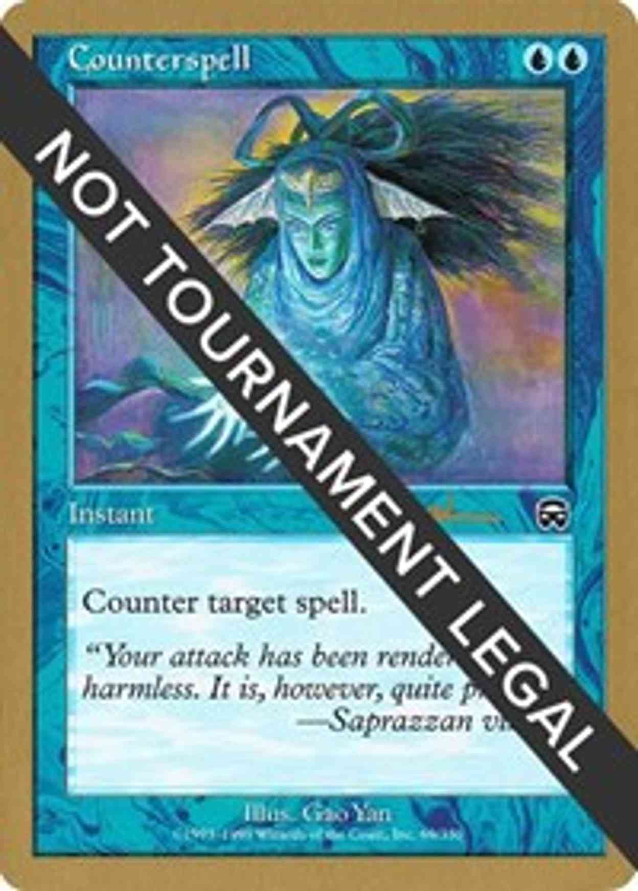 Counterspell - 2001 Antoine Ruel (MMQ) magic card front
