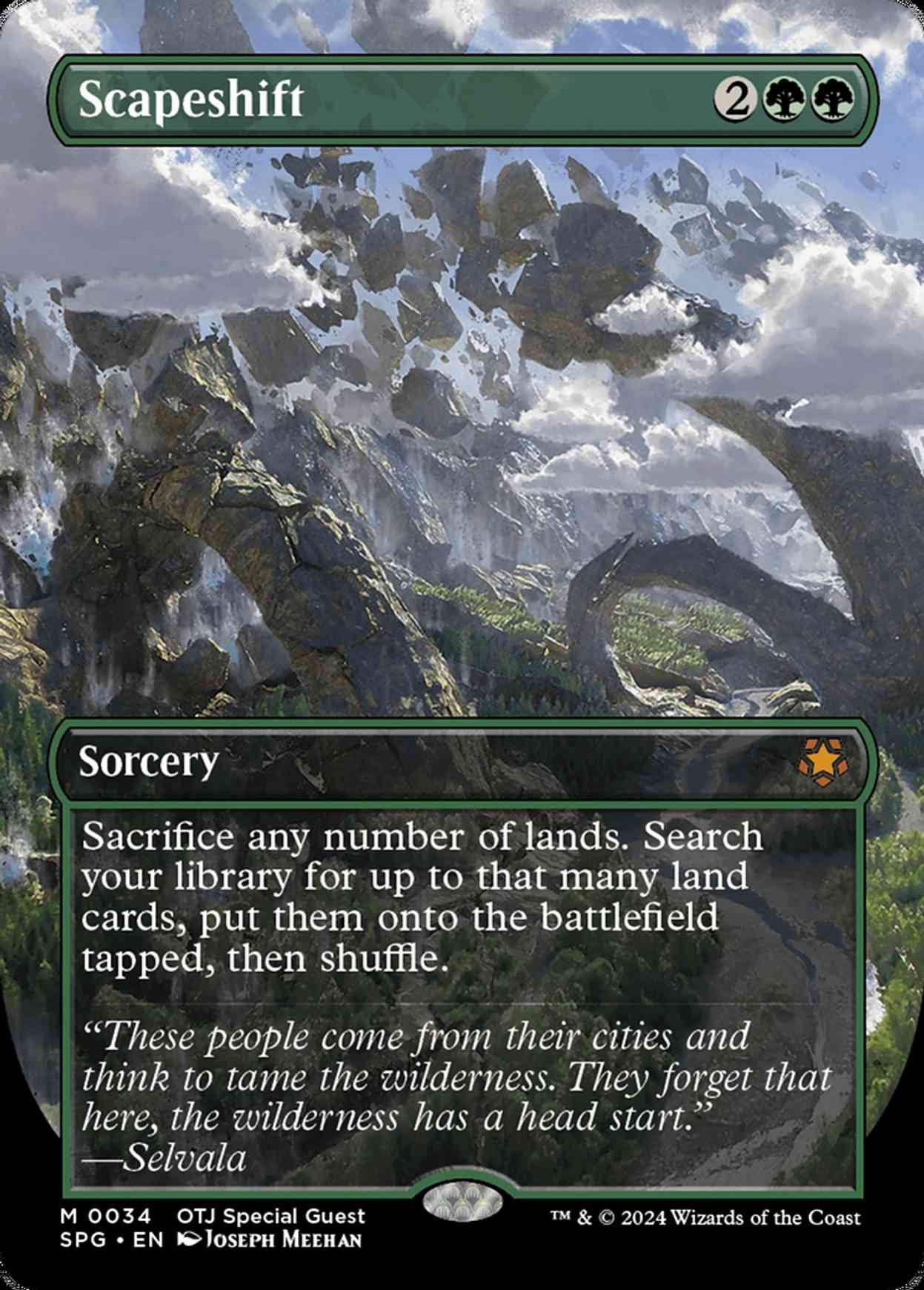 Scapeshift (Borderless) magic card front
