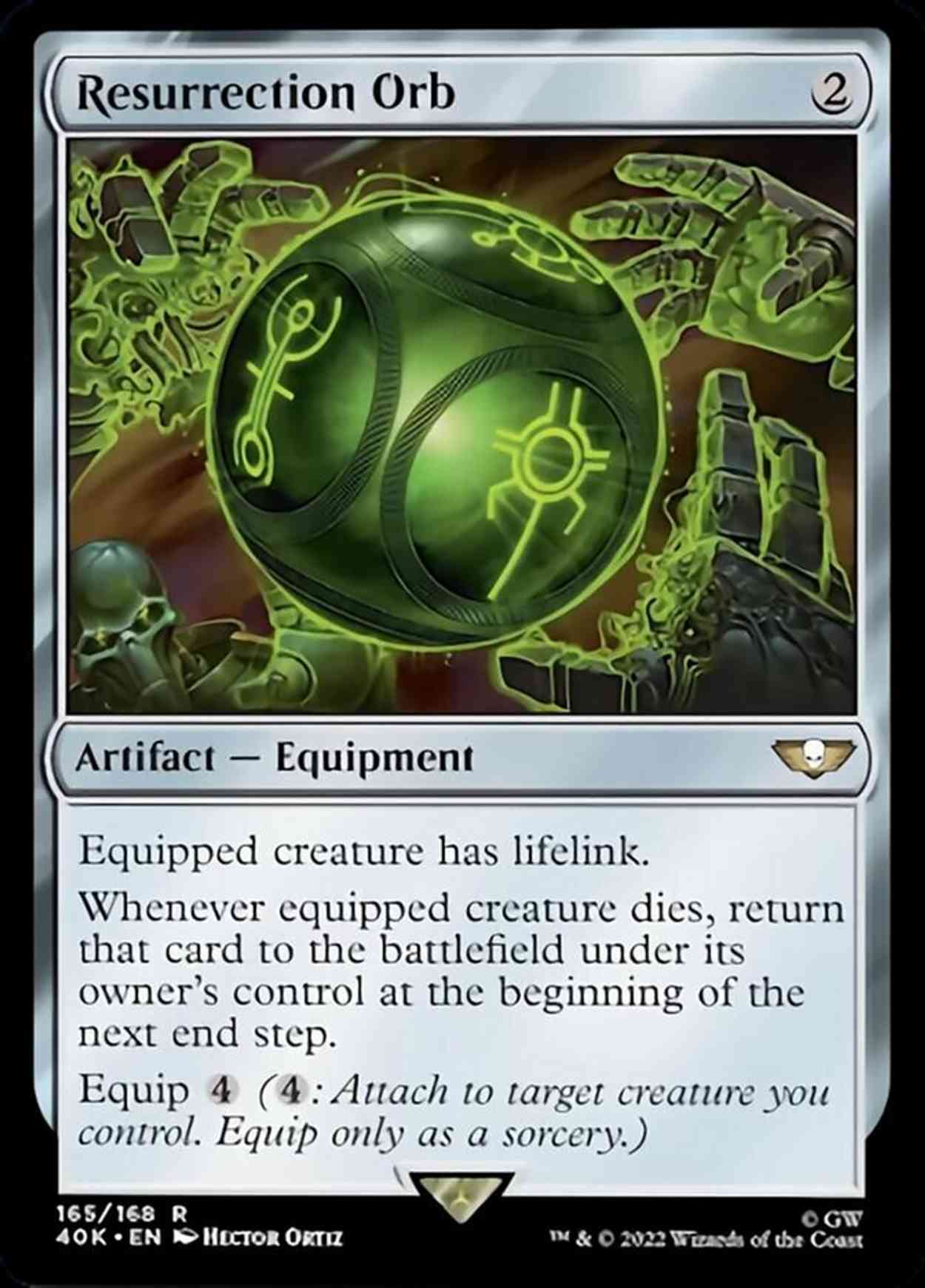 Resurrection Orb magic card front