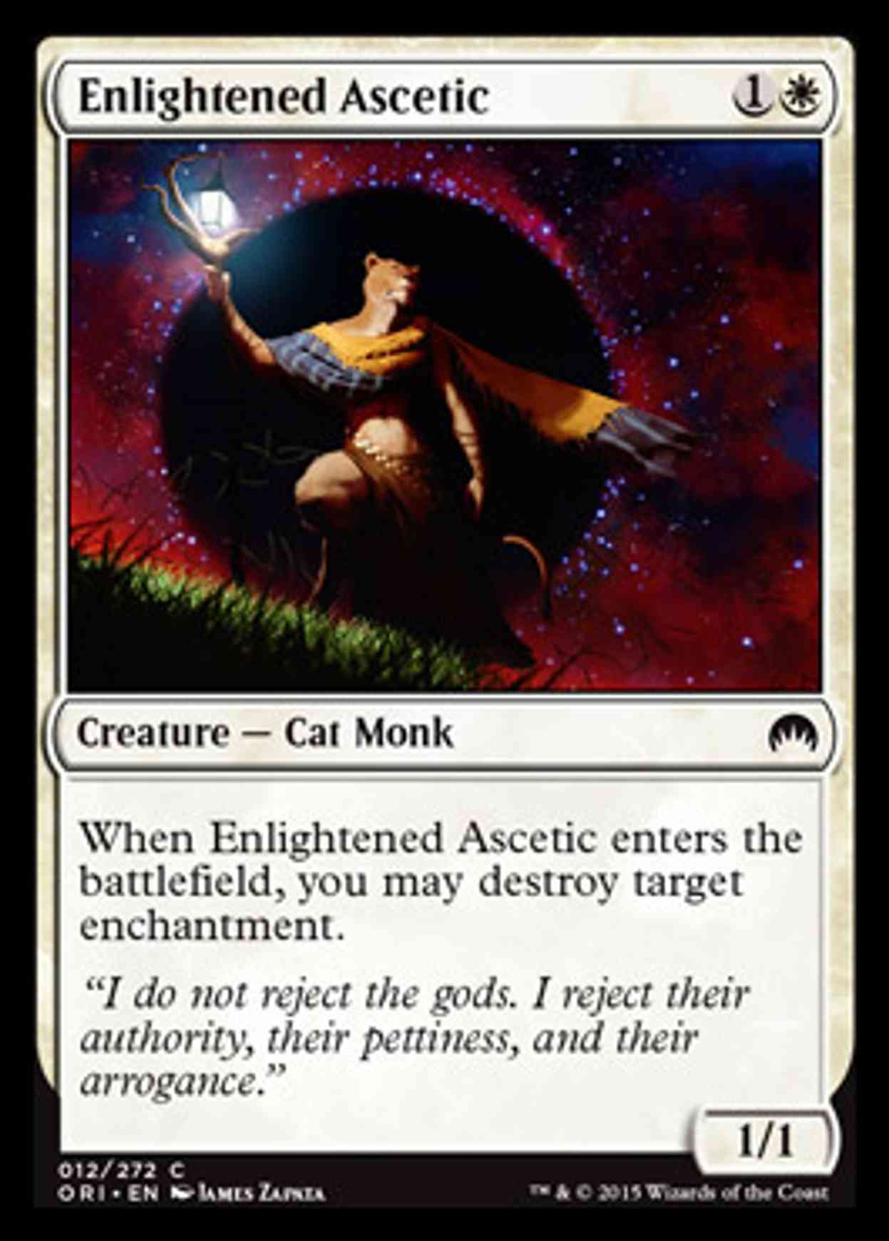 Enlightened Ascetic magic card front