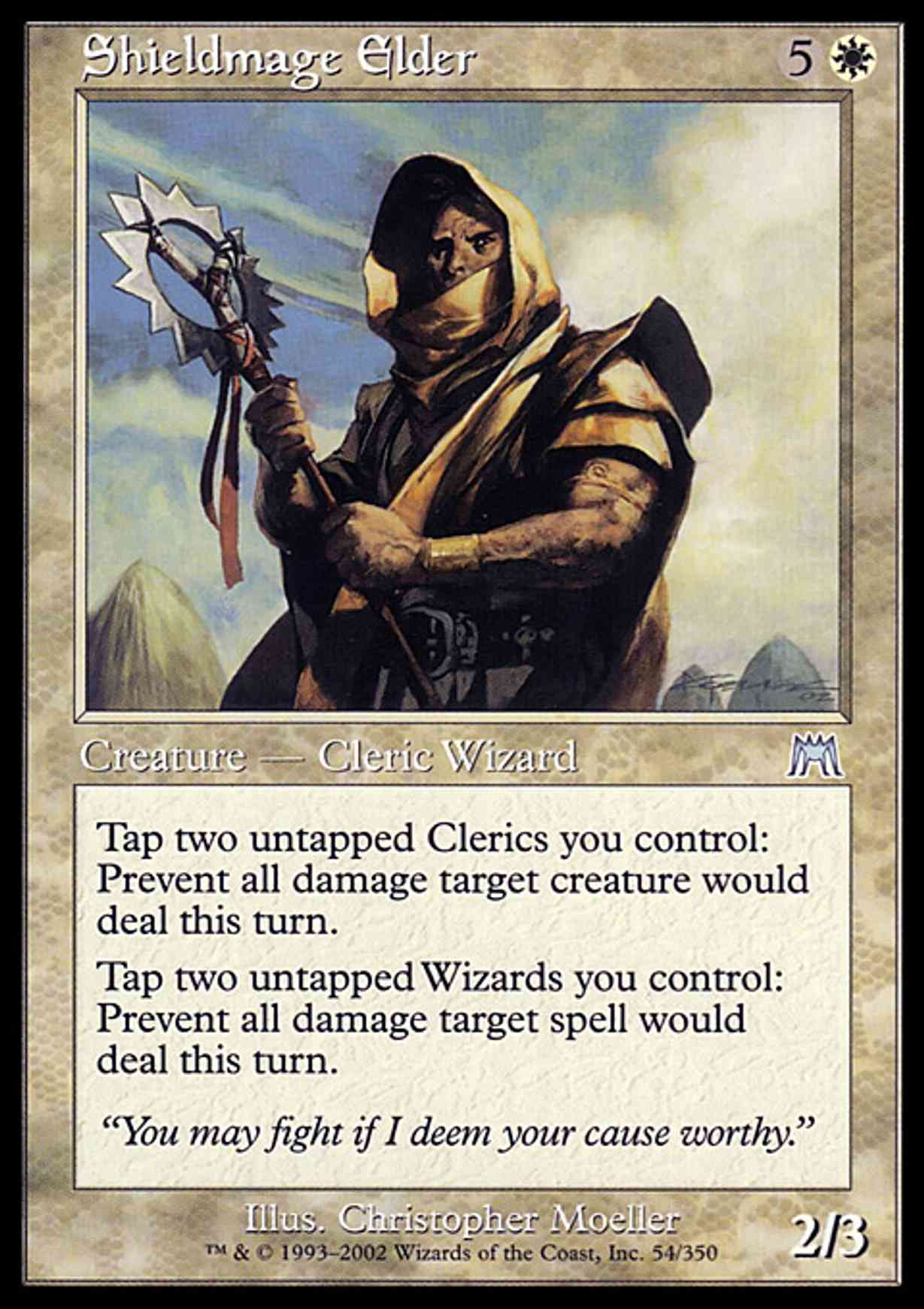 Shieldmage Elder magic card front