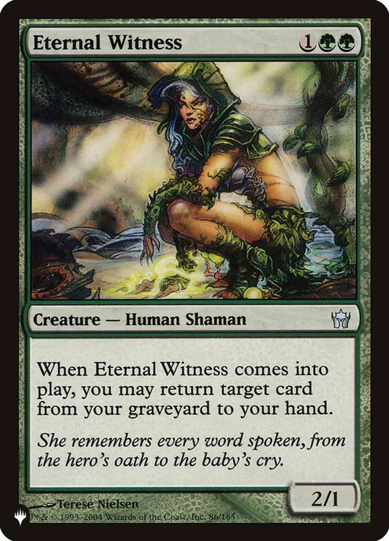Eternal Witness (5DN) magic card front