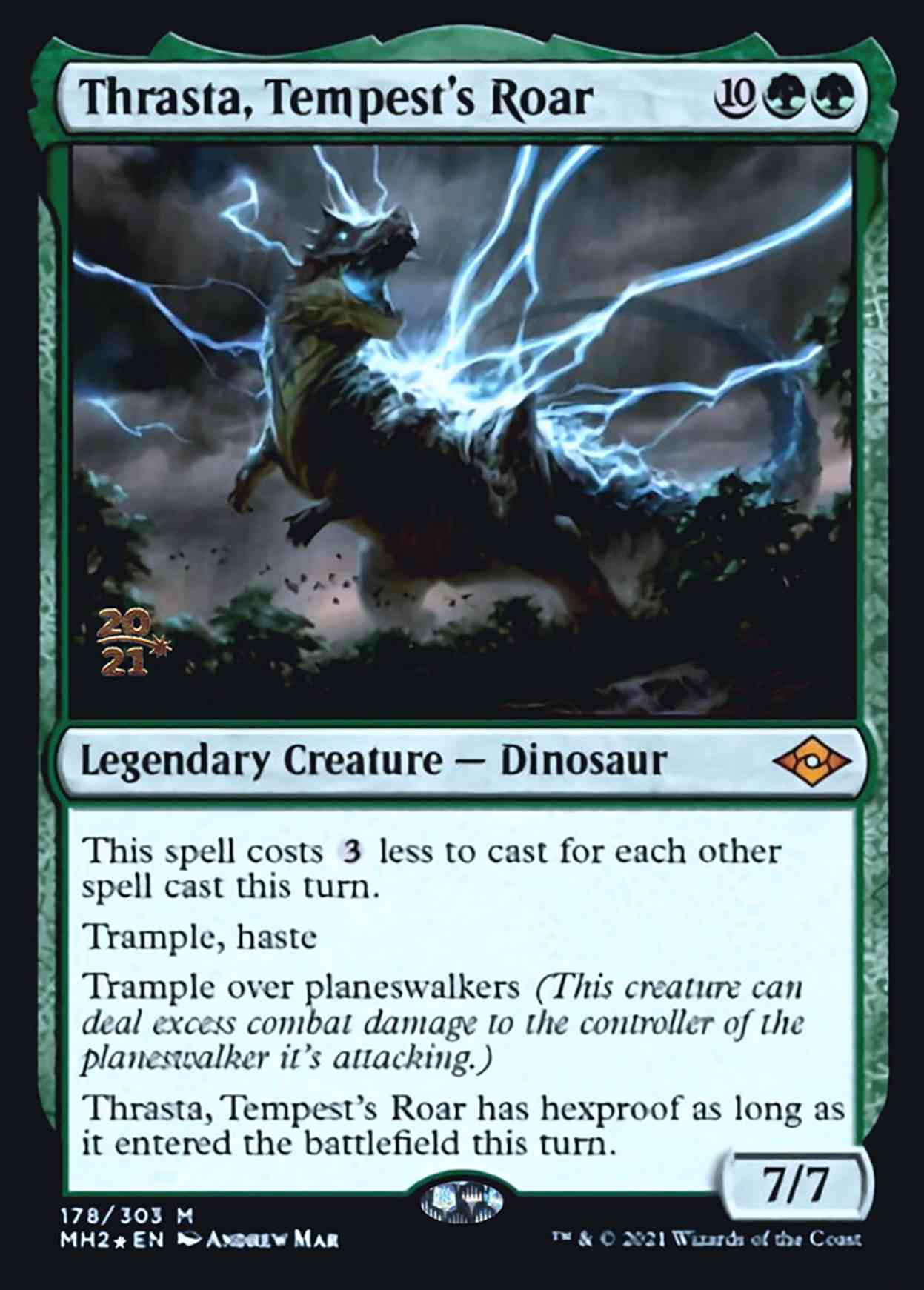 Thrasta, Tempest's Roar magic card front