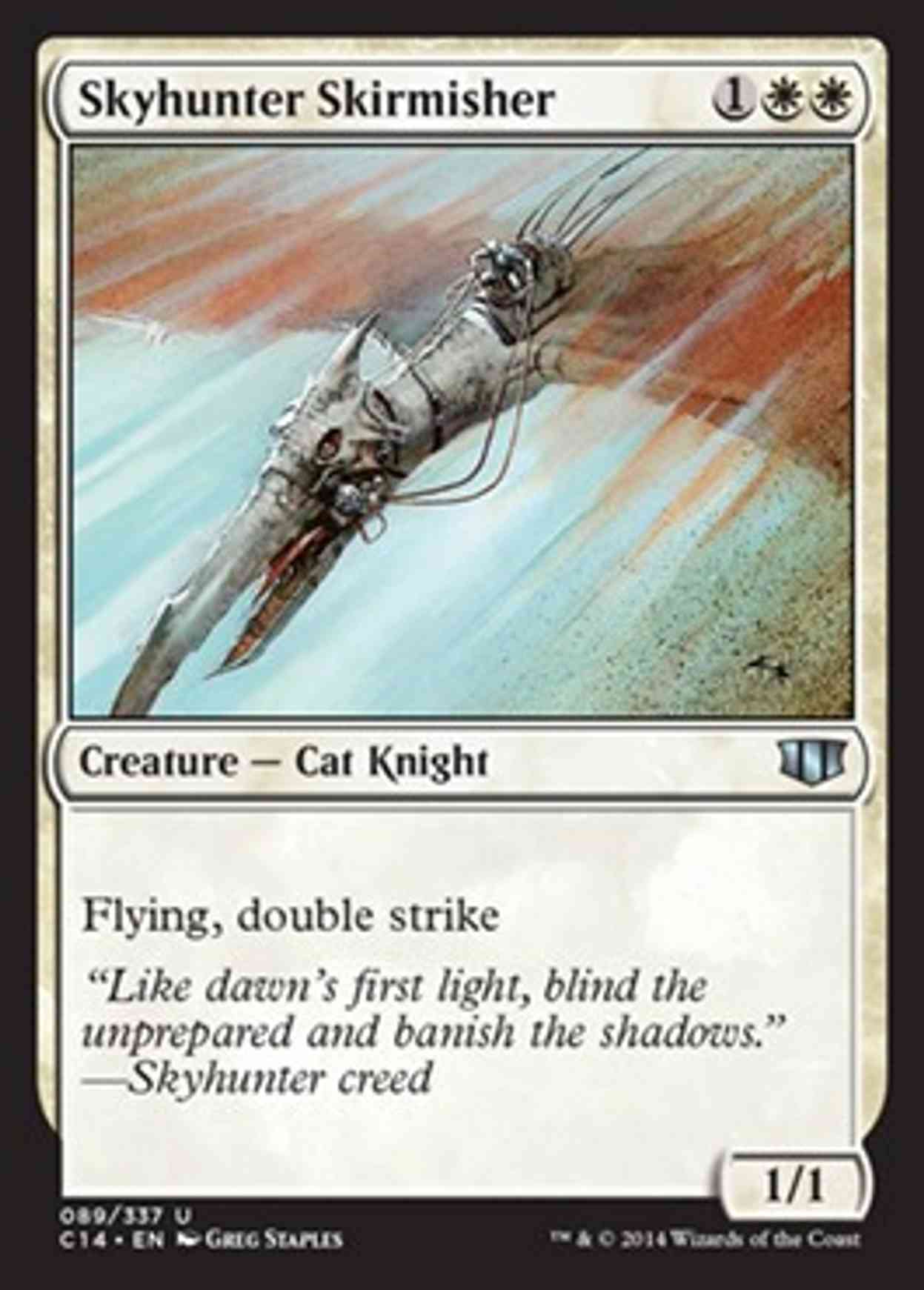 Skyhunter Skirmisher magic card front