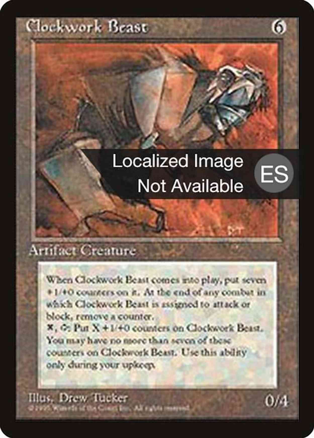 Clockwork Beast magic card front