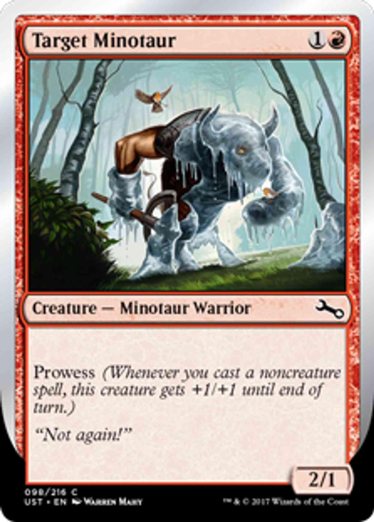 Target Minotaur (A) magic card front