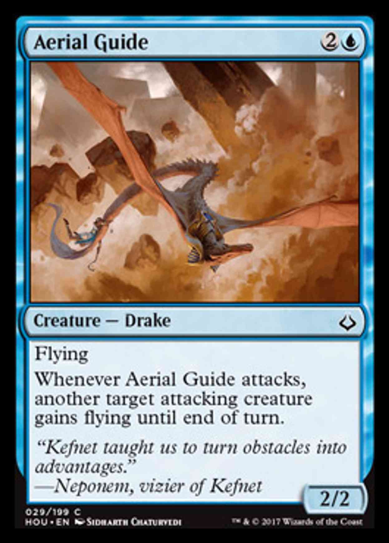 Aerial Guide magic card front
