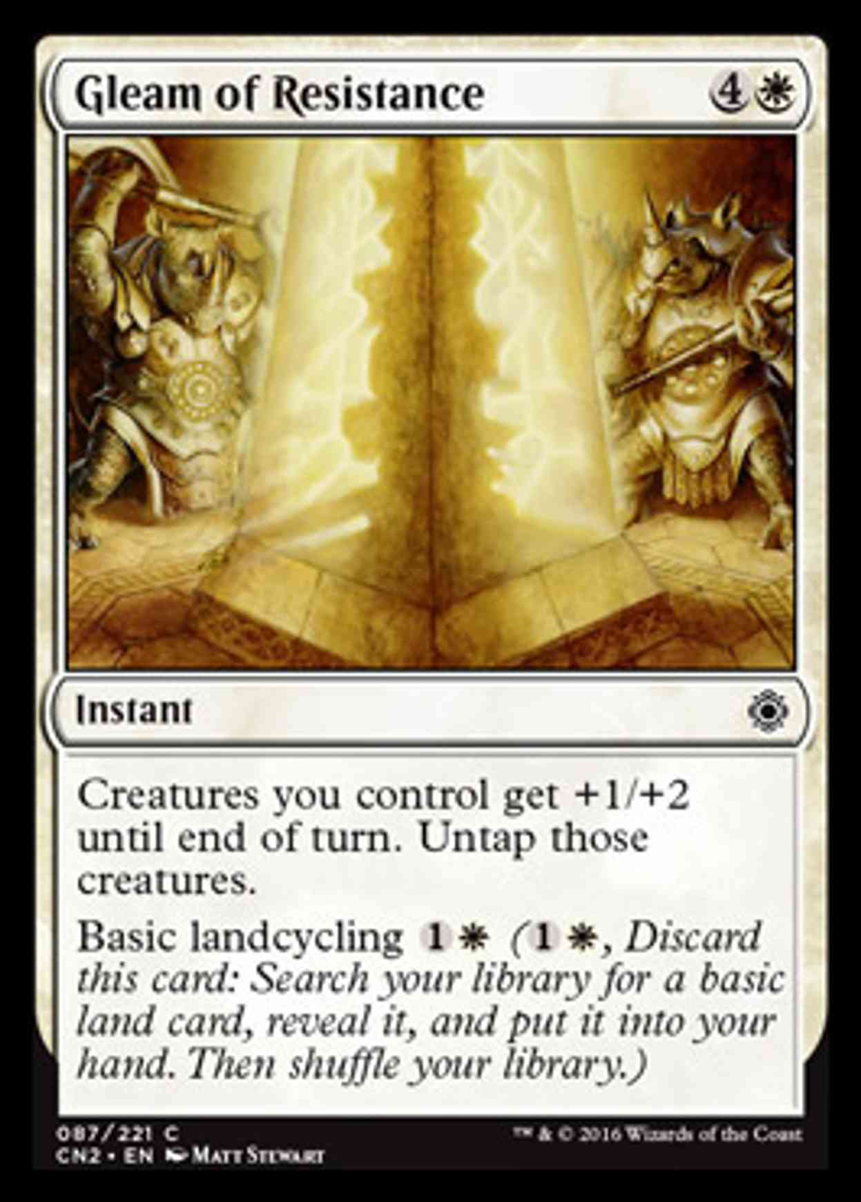 Gleam of Resistance magic card front