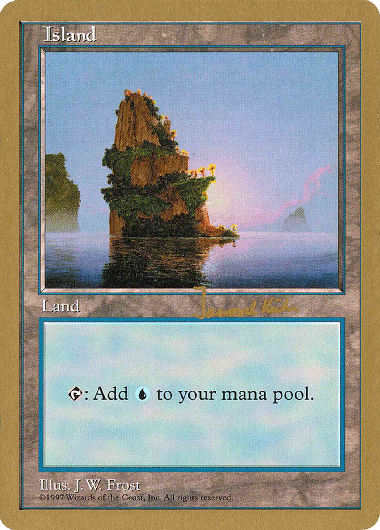 Island (426) - 1997 Janosch Kuhn (5ED) magic card front