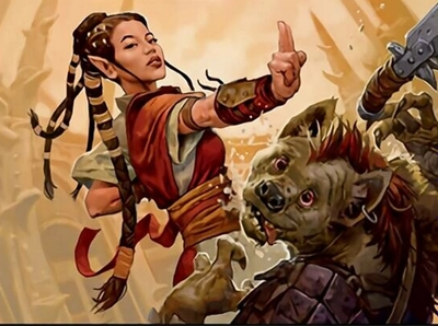 human-elf-monk