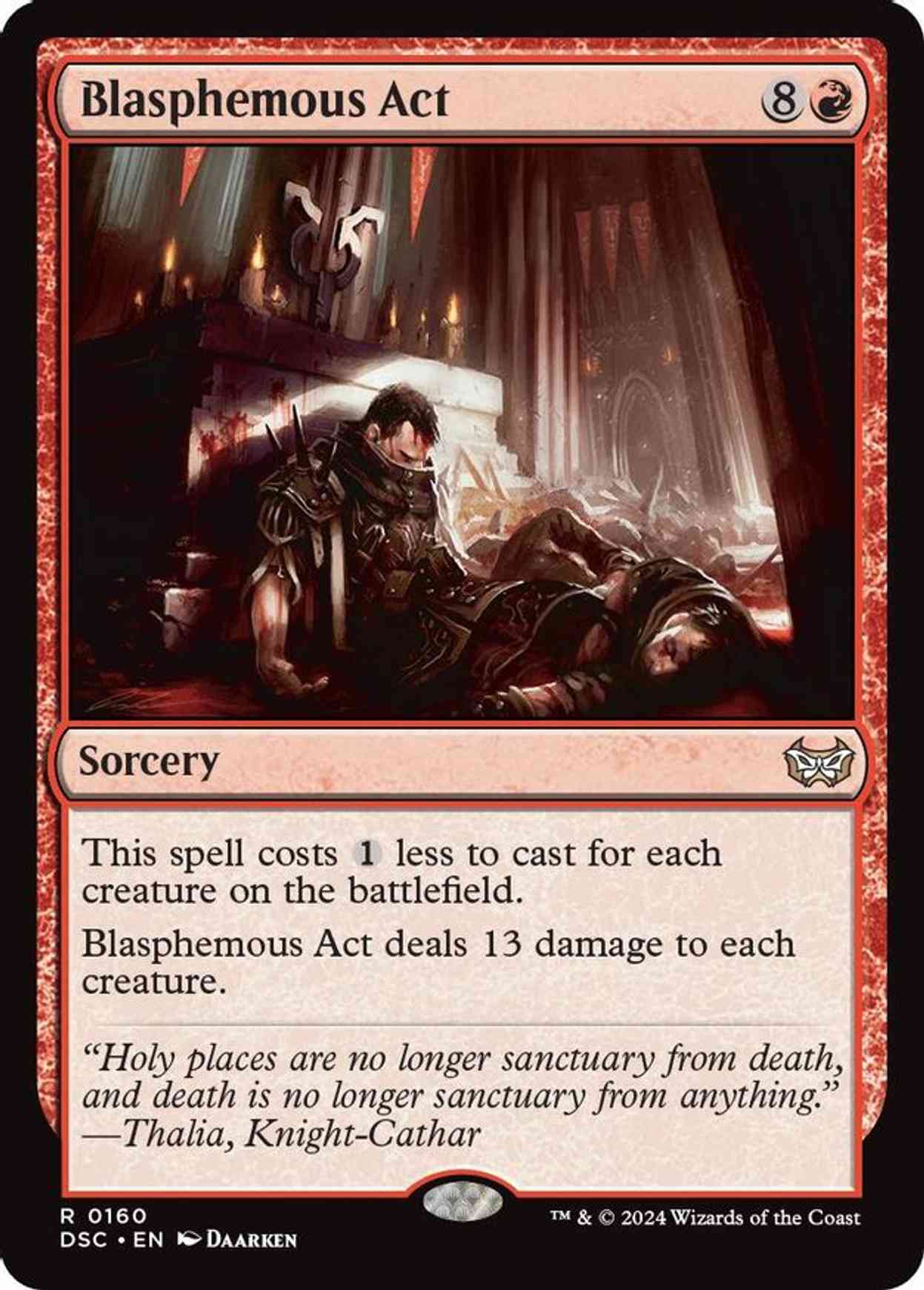 Blasphemous Act magic card front