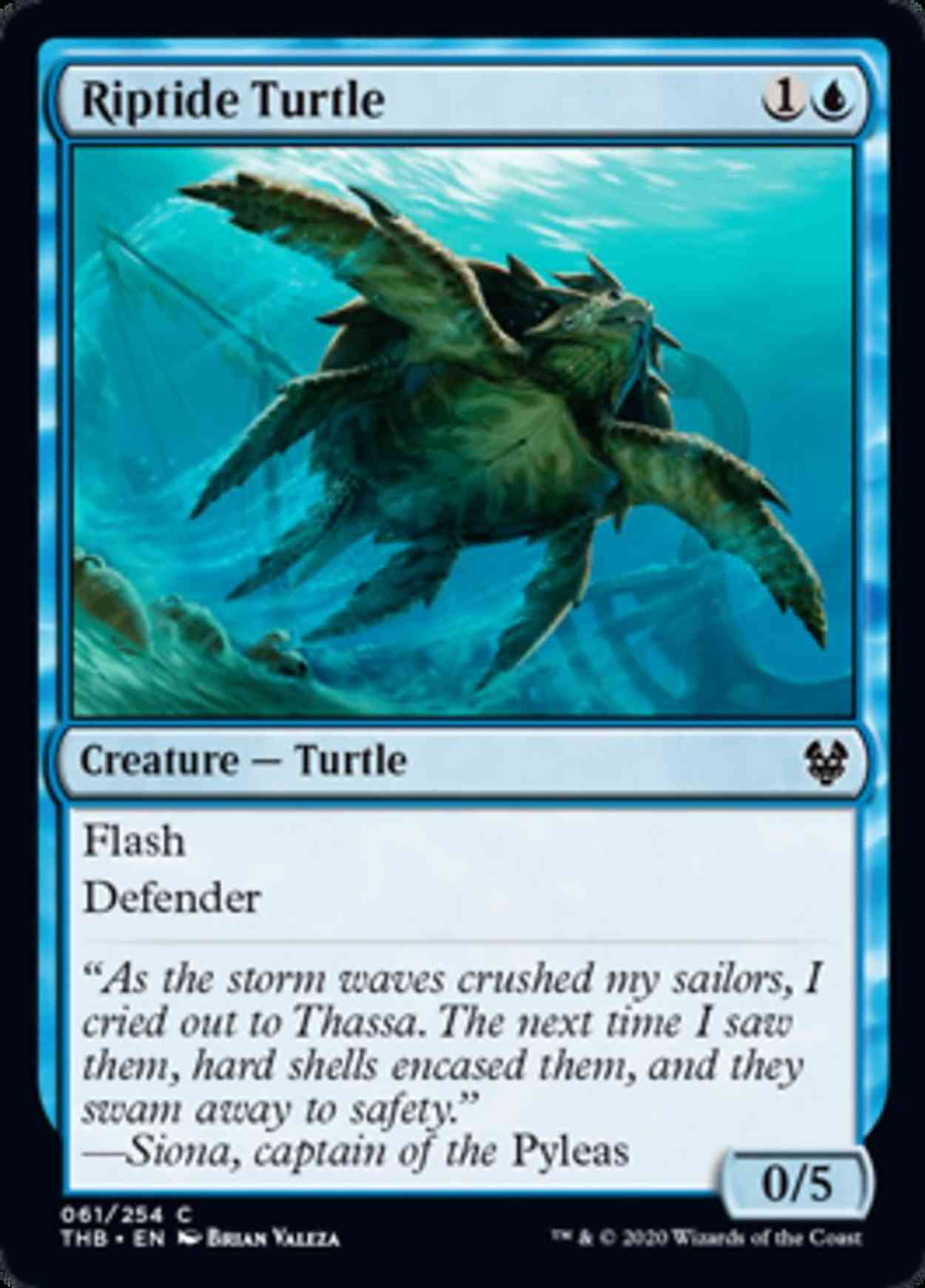 Riptide Turtle magic card front