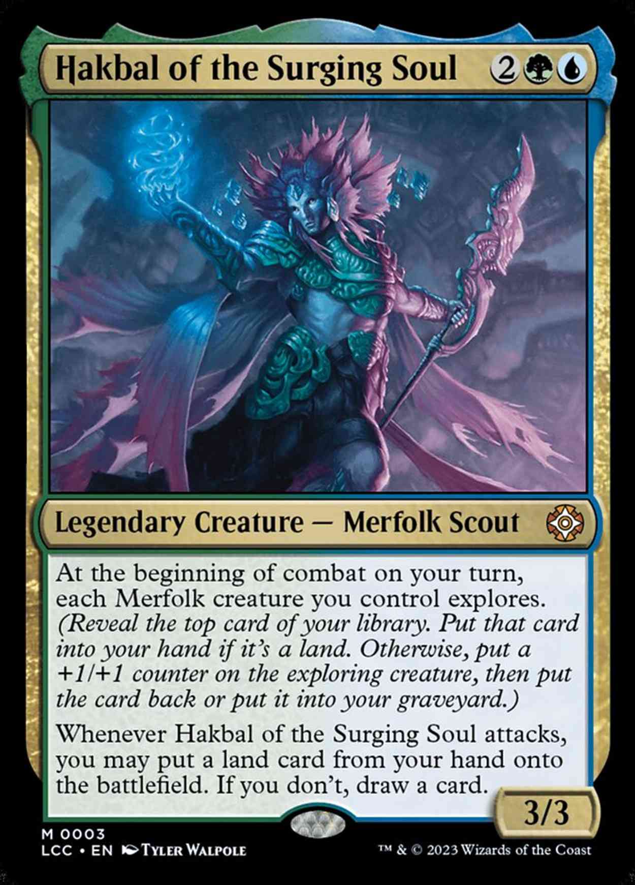 Hakbal of the Surging Soul magic card front