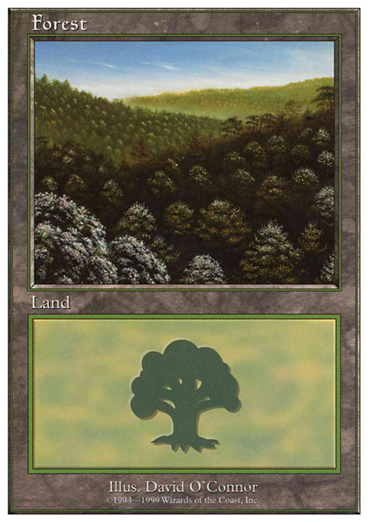 Forest (101) magic card front